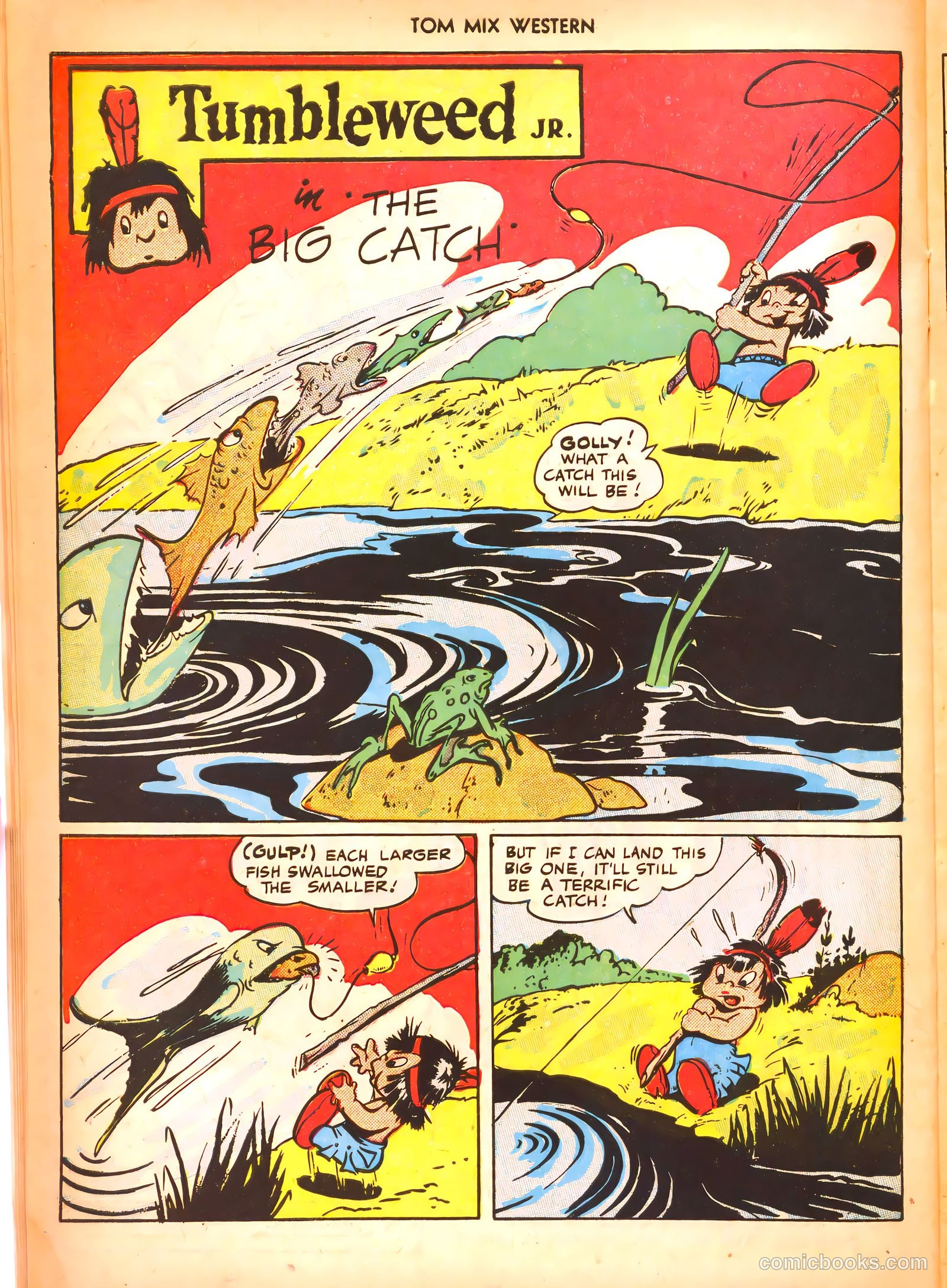Tom Mix Western #11 (1948) — page 34 of 52