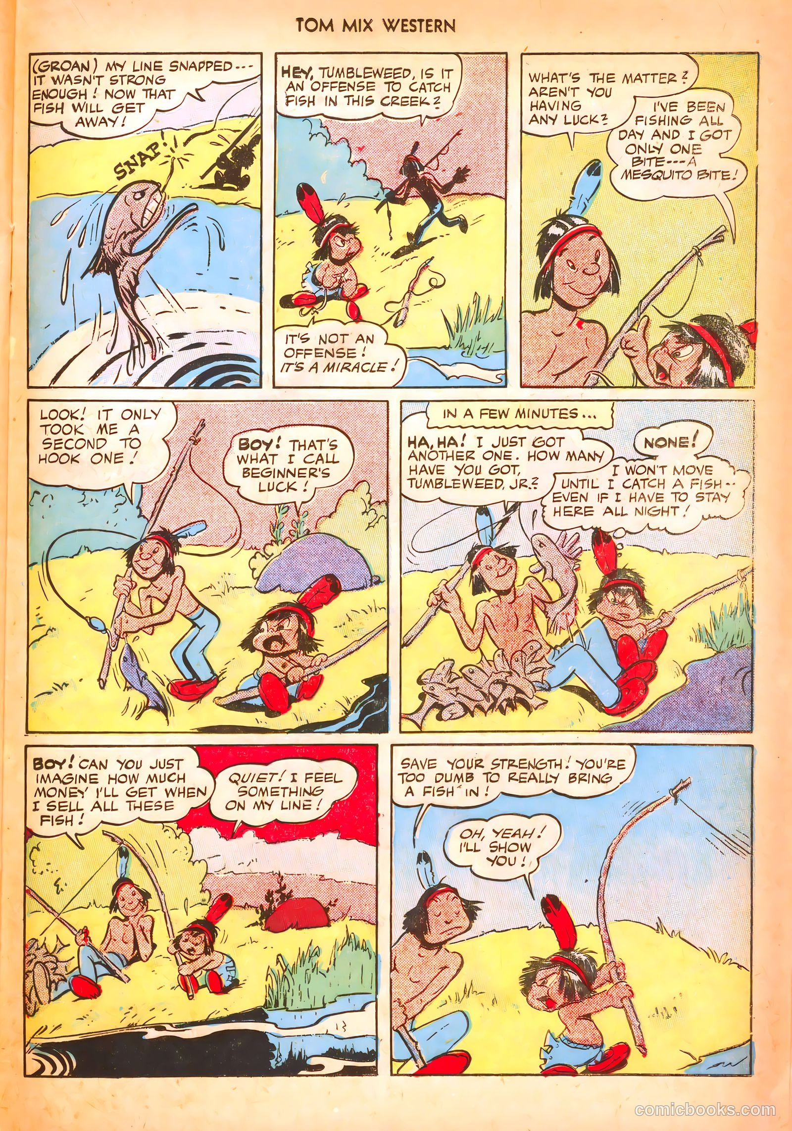 Tom Mix Western #11 (1948) — page 35 of 52