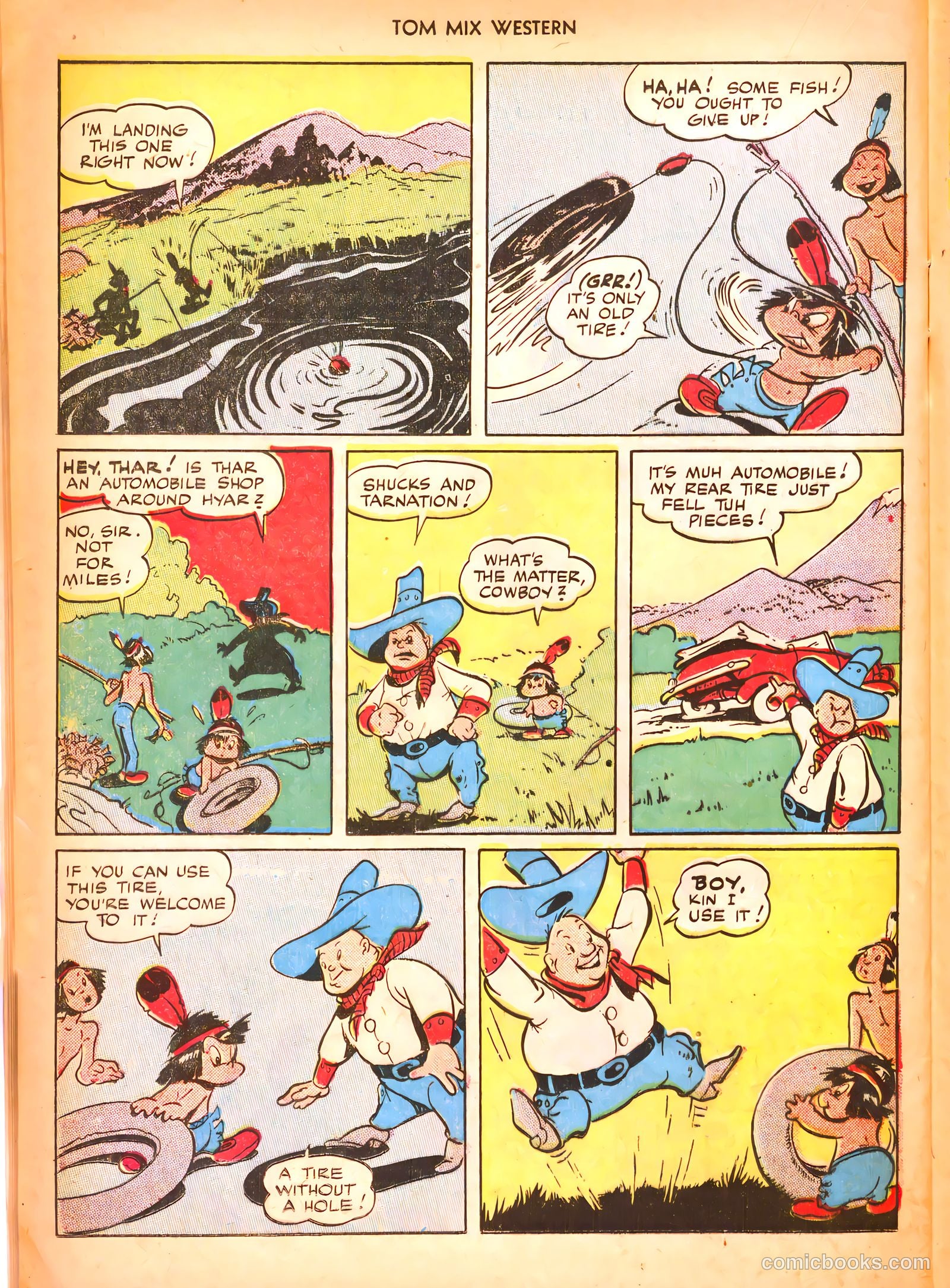 Tom Mix Western #11 (1948) — page 36 of 52