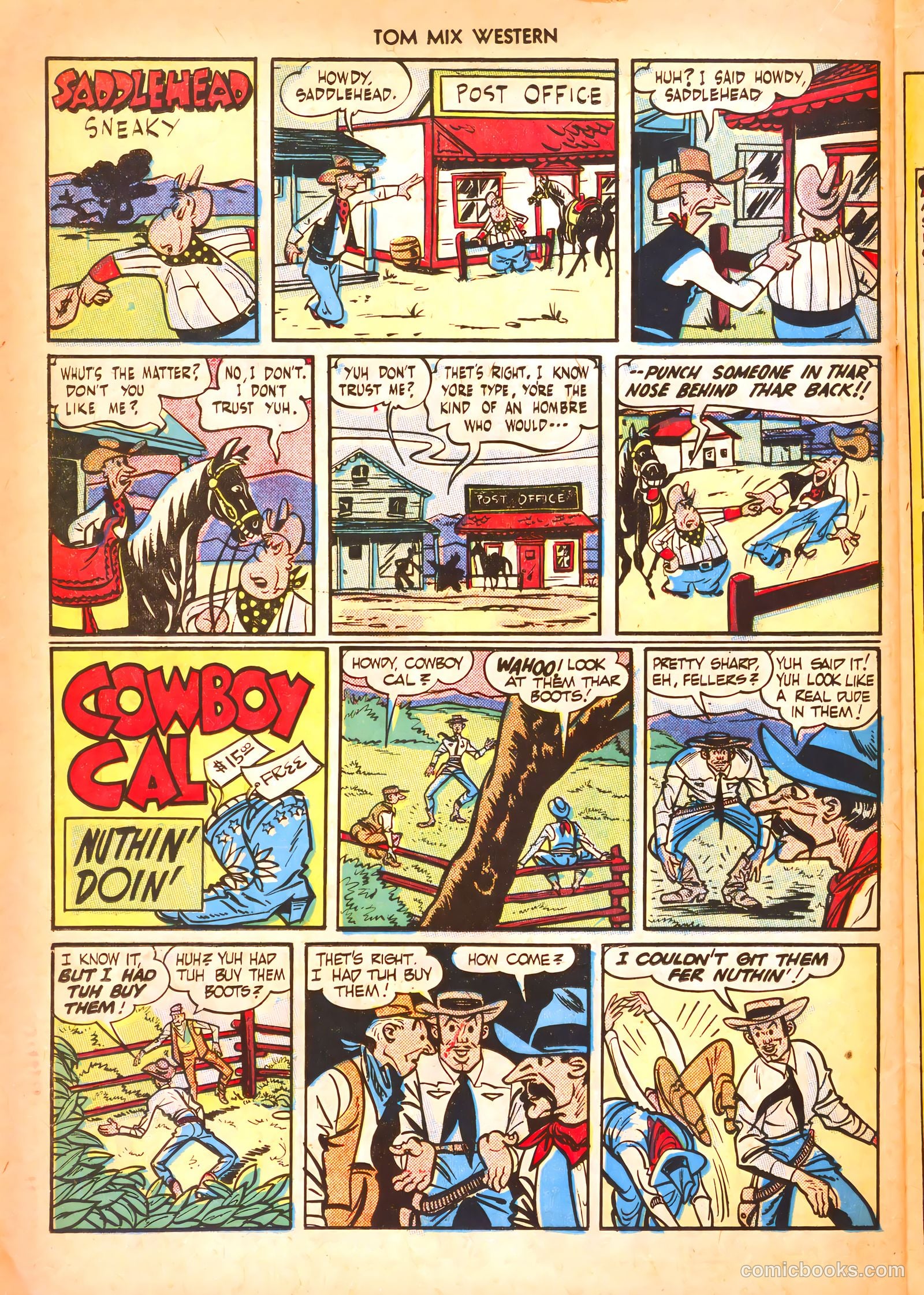 Tom Mix Western #11 (1948) — page 38 of 52