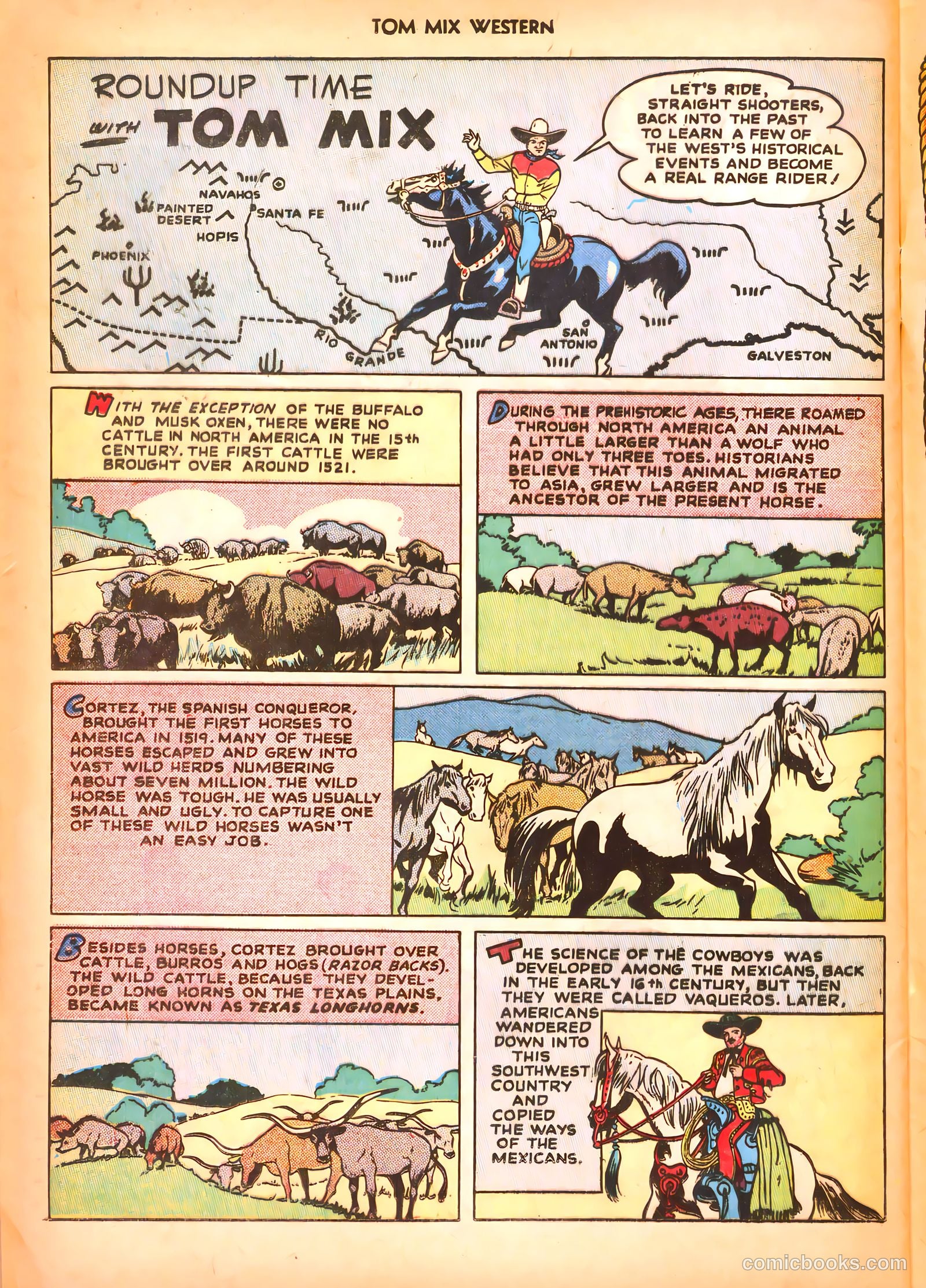 Tom Mix Western #11 (1948) — page 40 of 52