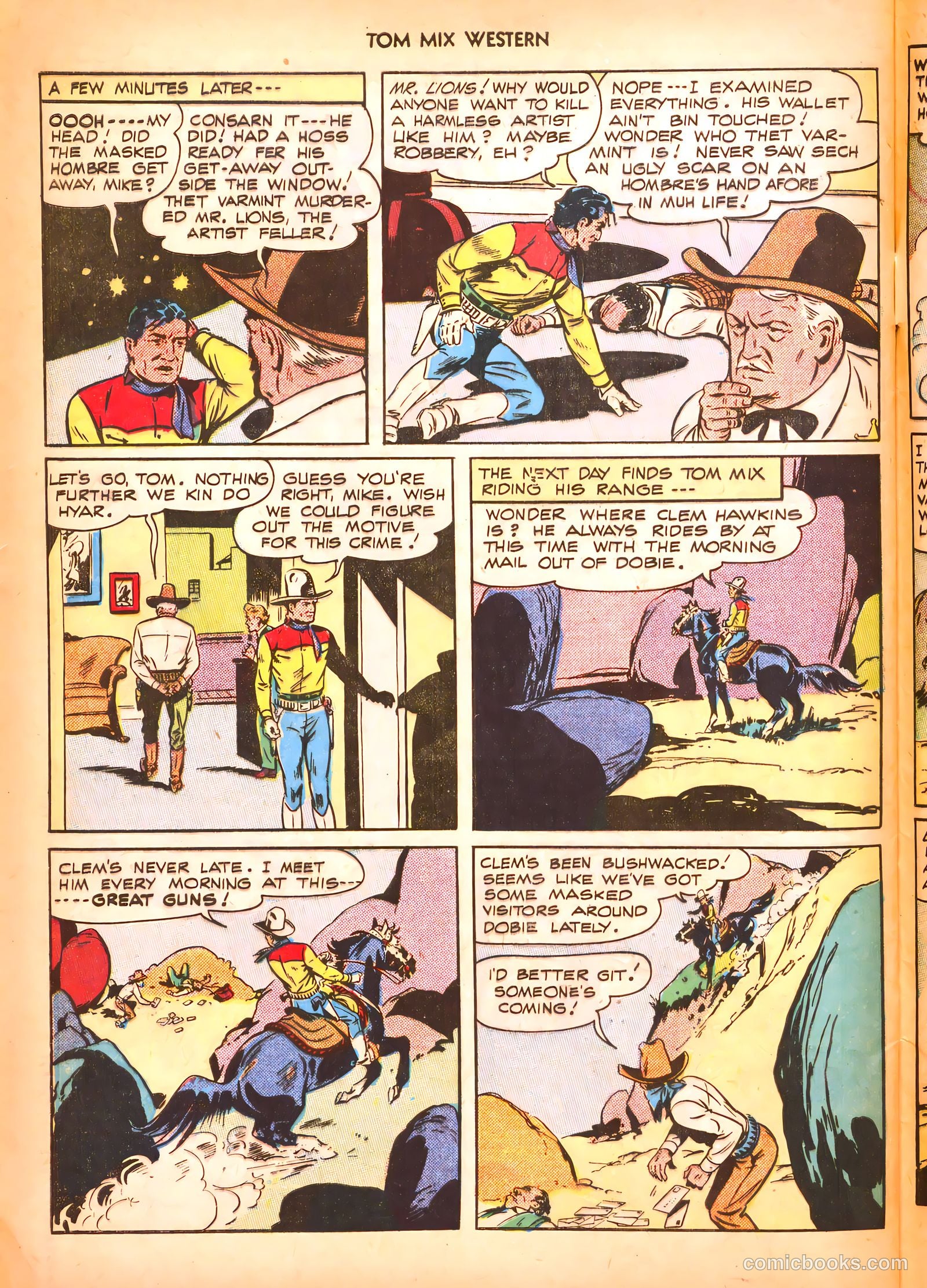 Tom Mix Western #11 (1948) — page 44 of 52
