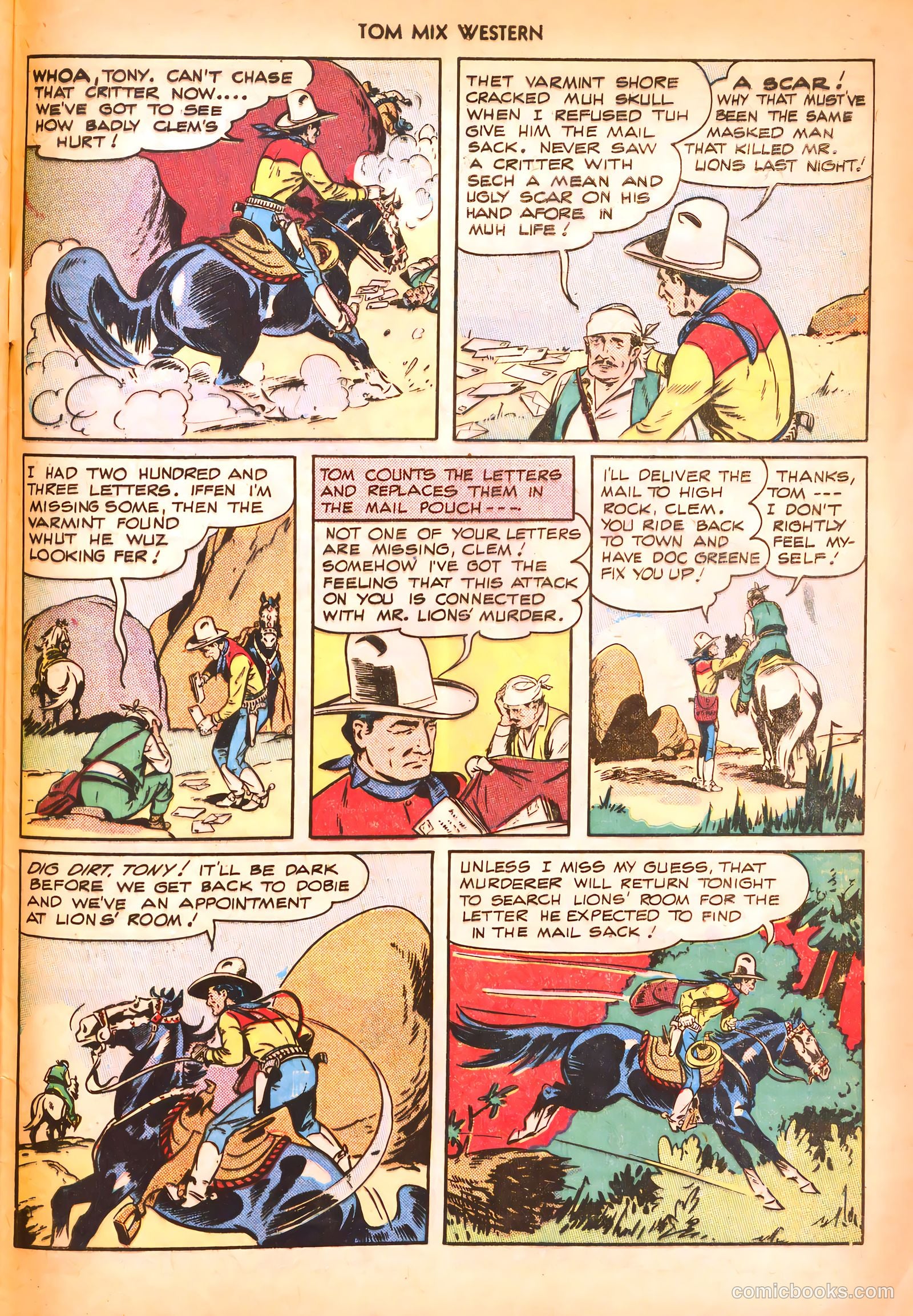 Tom Mix Western #11 (1948) — page 45 of 52