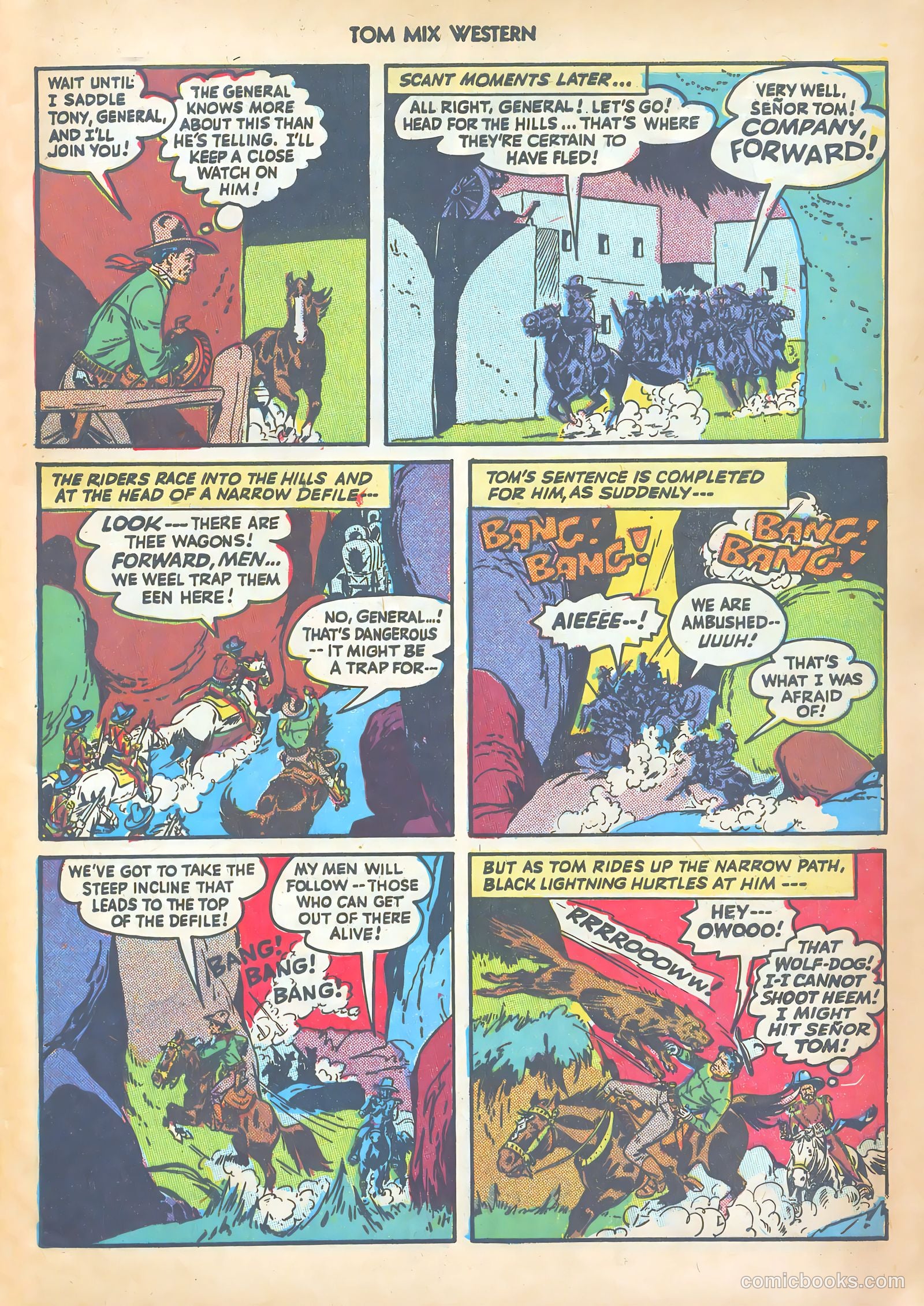 Tom Mix Western #12 (1948) — page 9 of 52