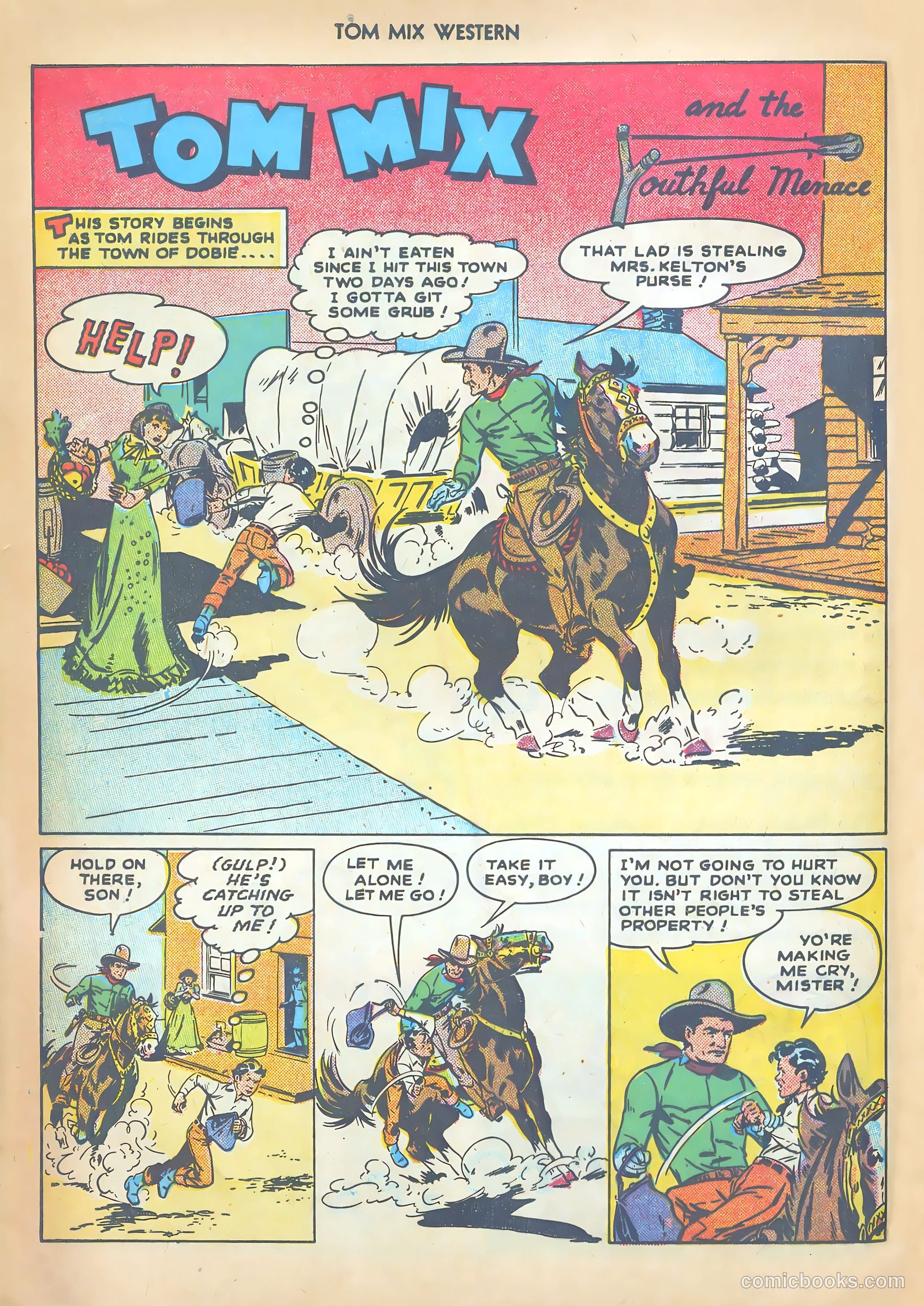 Tom Mix Western #12 (1948) — page 16 of 52
