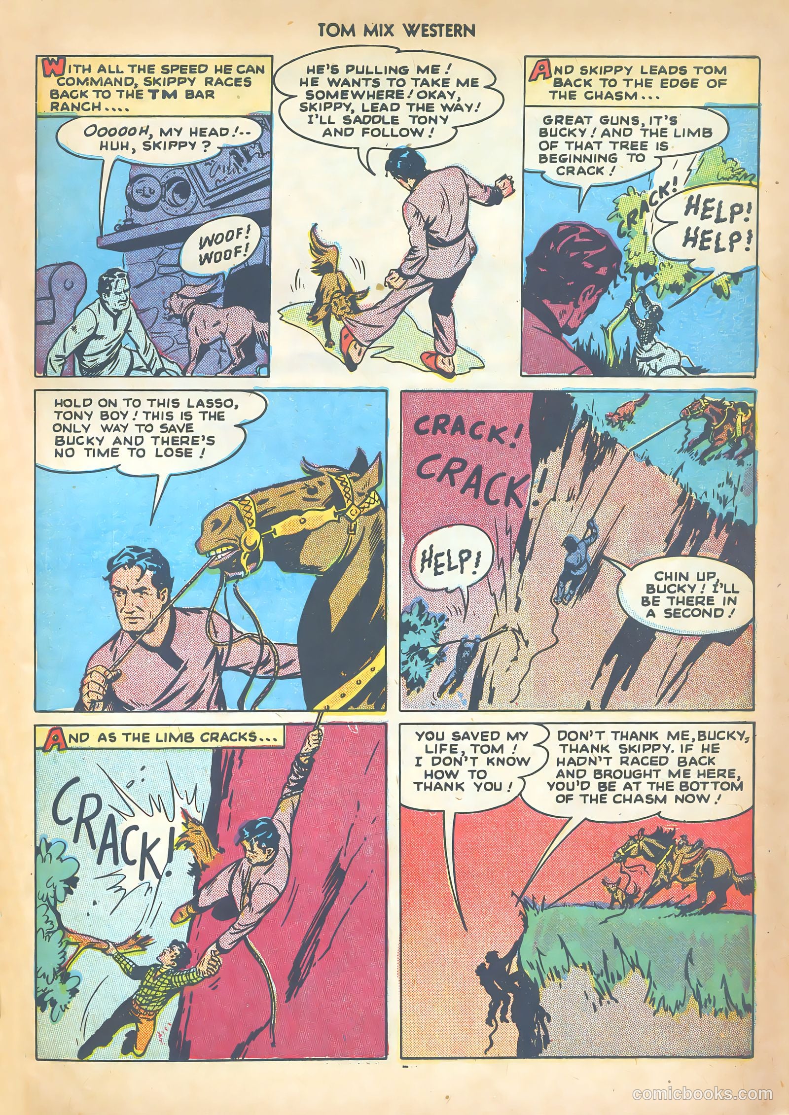 Tom Mix Western #12 (1948) — page 21 of 52