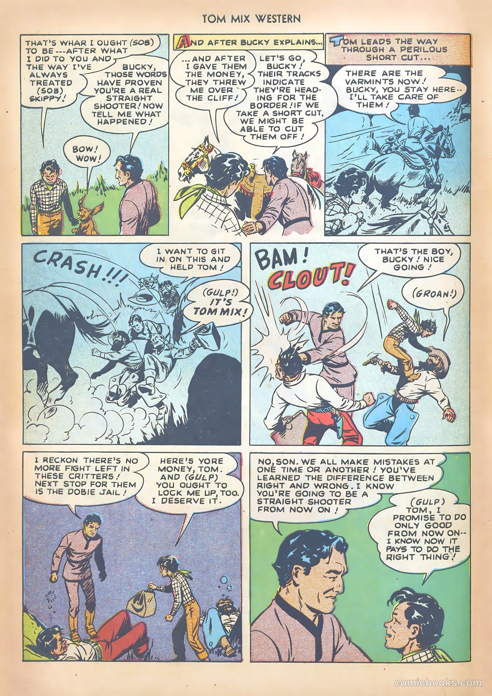 Tom Mix Western #12 (1948) — page 22 of 52