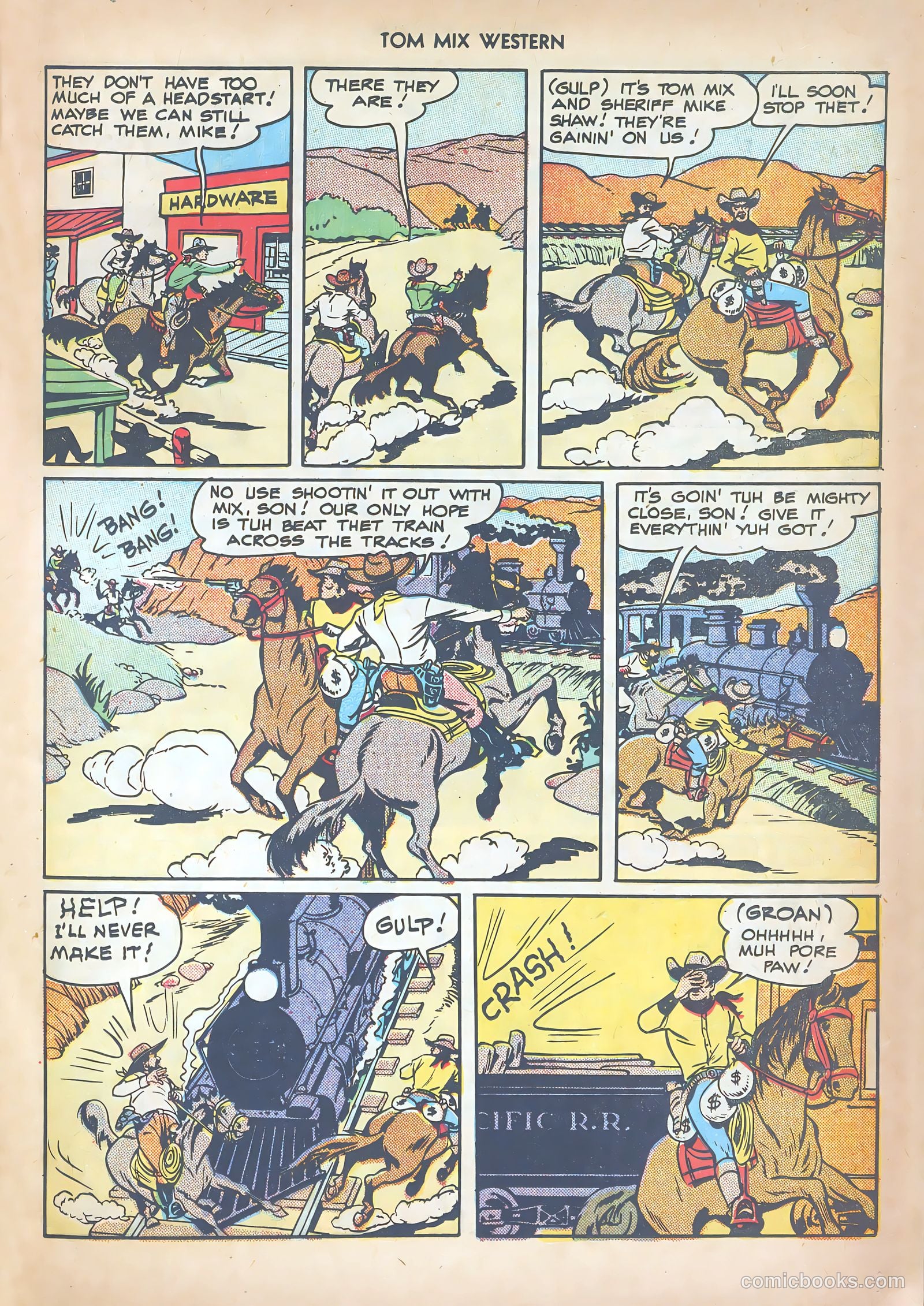 Tom Mix Western #12 (1948) — page 25 of 52
