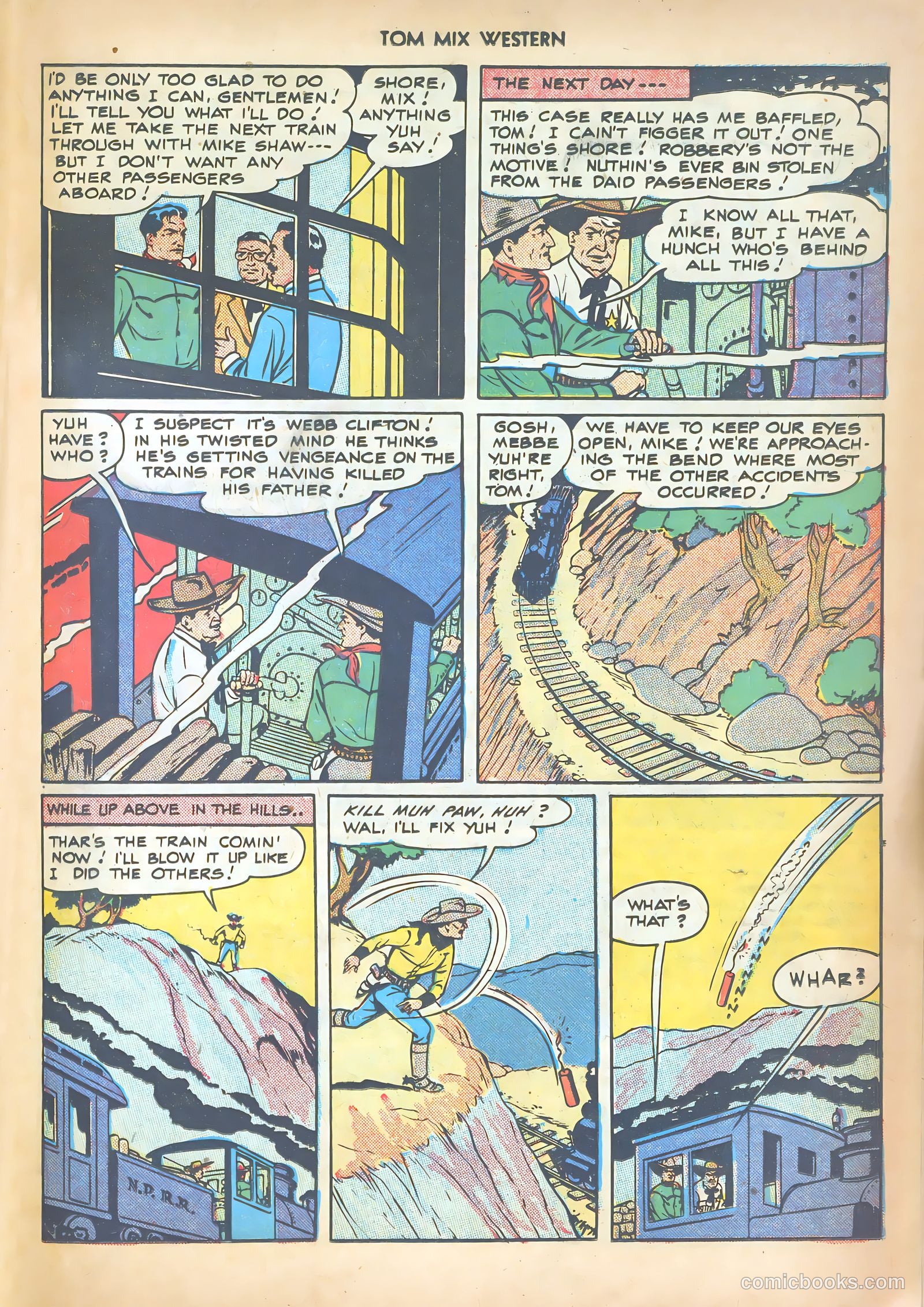 Tom Mix Western #12 (1948) — page 27 of 52