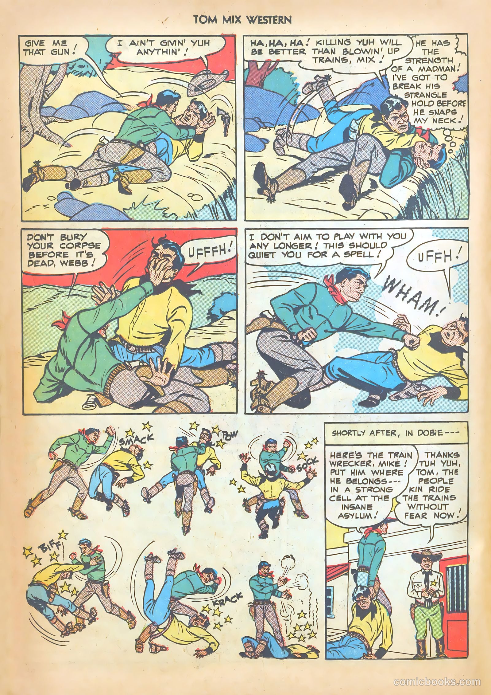 Tom Mix Western #12 (1948) — page 30 of 52