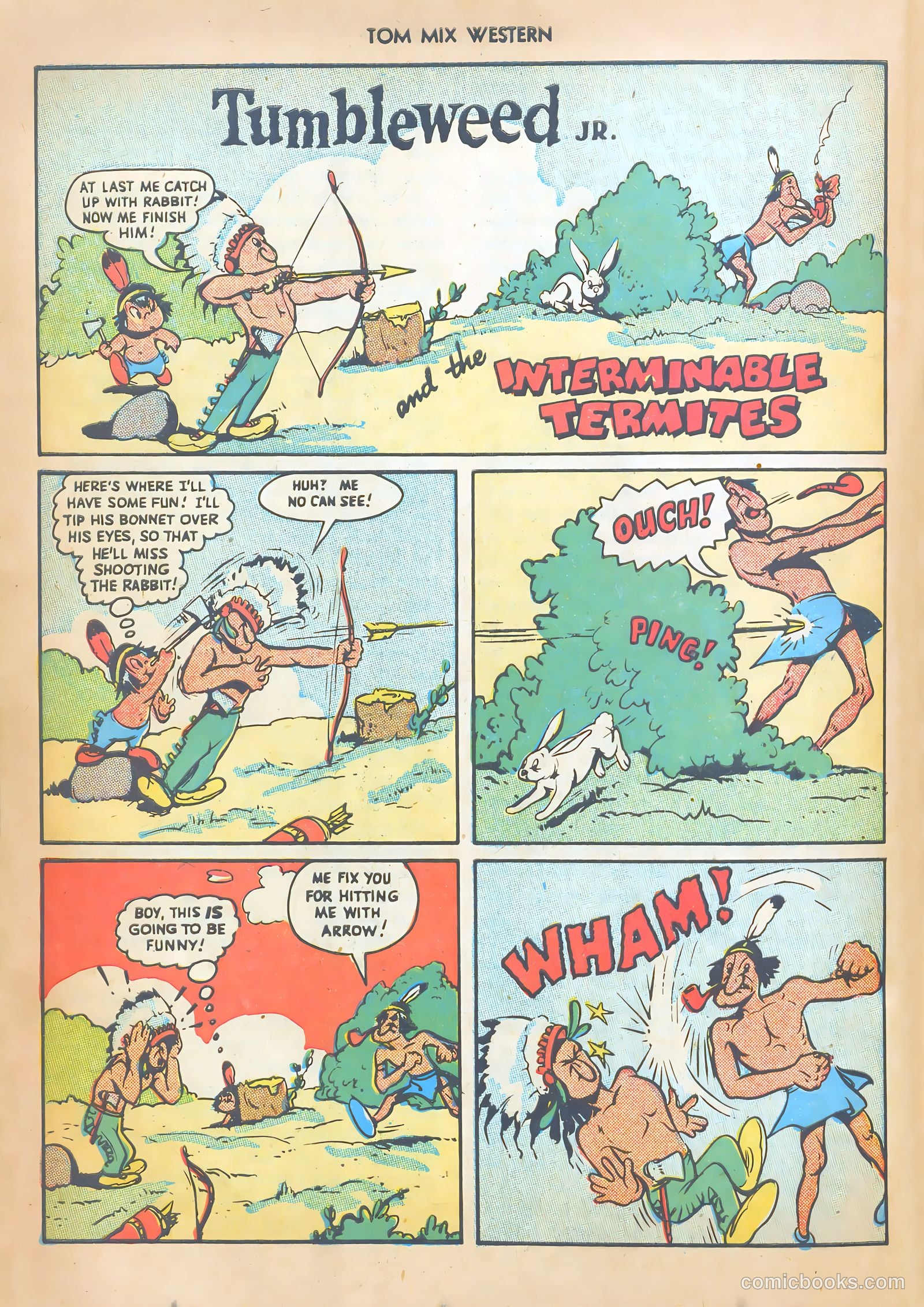 Tom Mix Western #12 (1948) — page 34 of 52