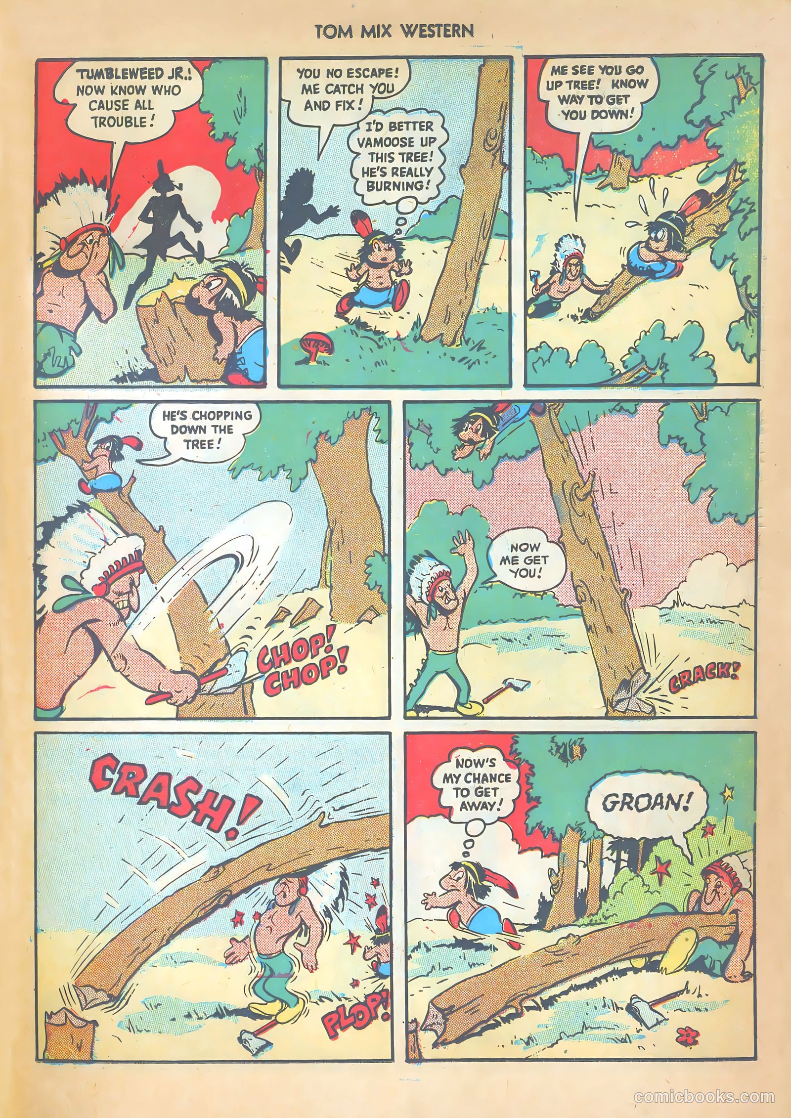 Tom Mix Western #12 (1948) — page 35 of 52