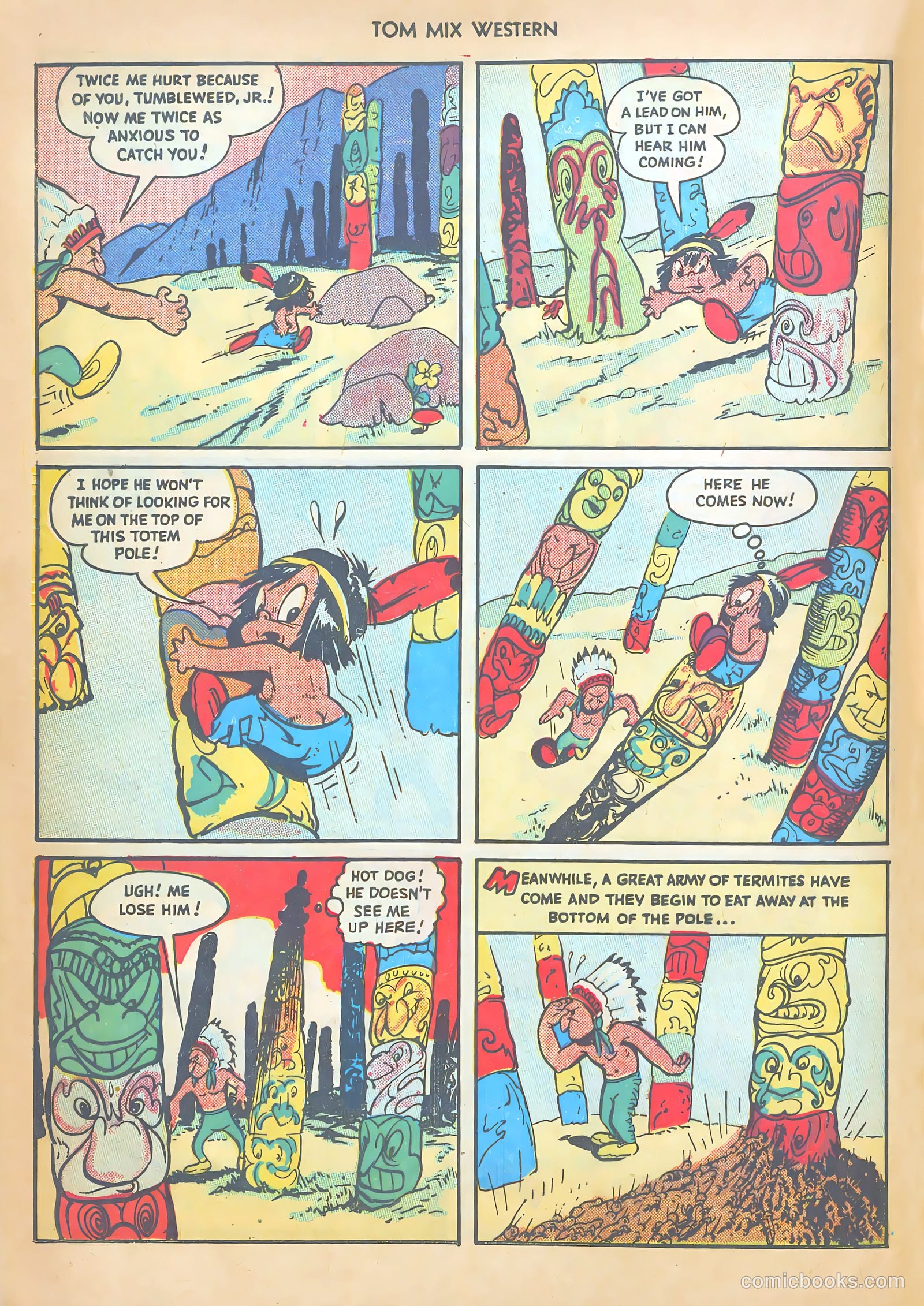 Tom Mix Western #12 (1948) — page 36 of 52