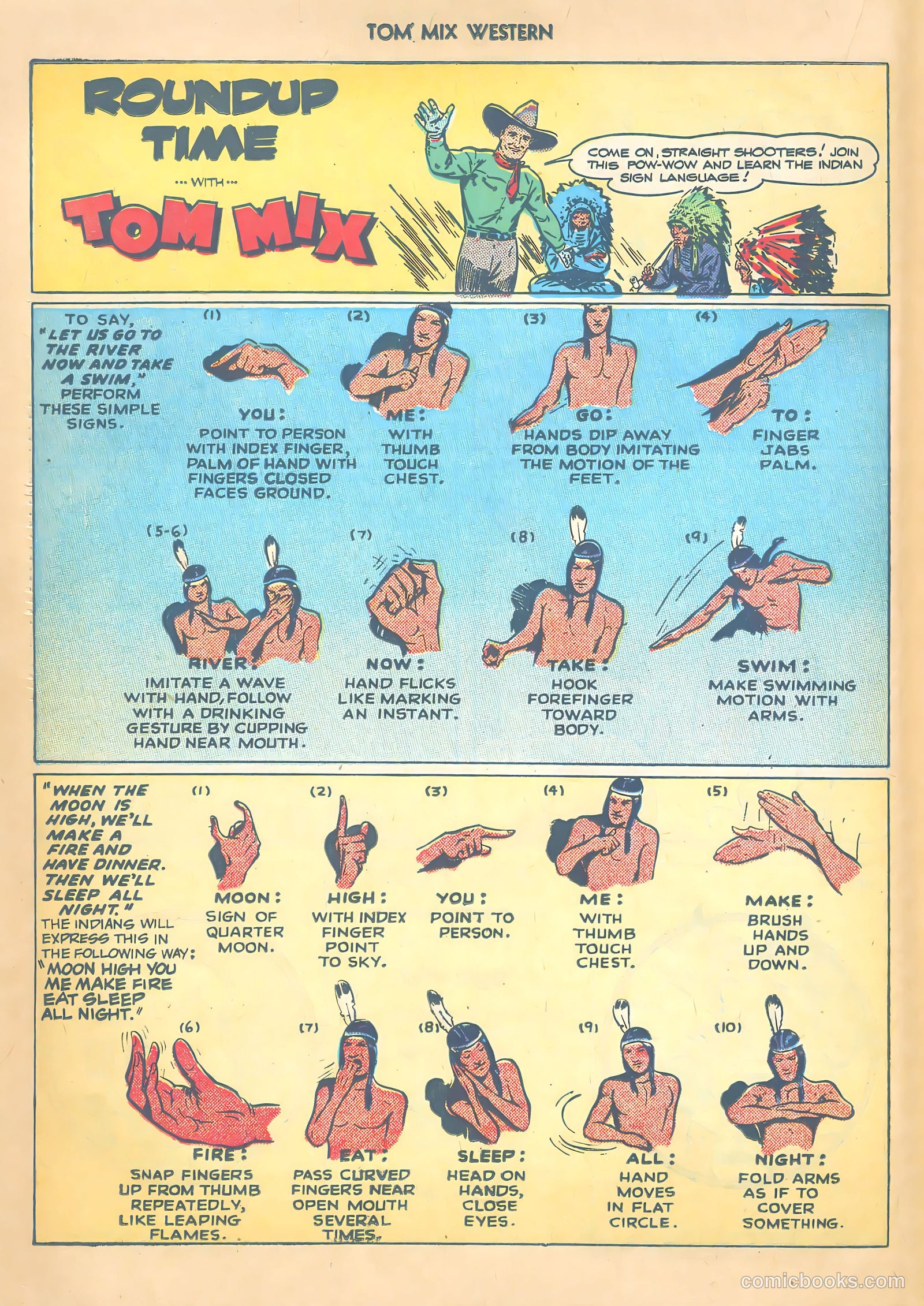 Tom Mix Western #12 (1948) — page 38 of 52