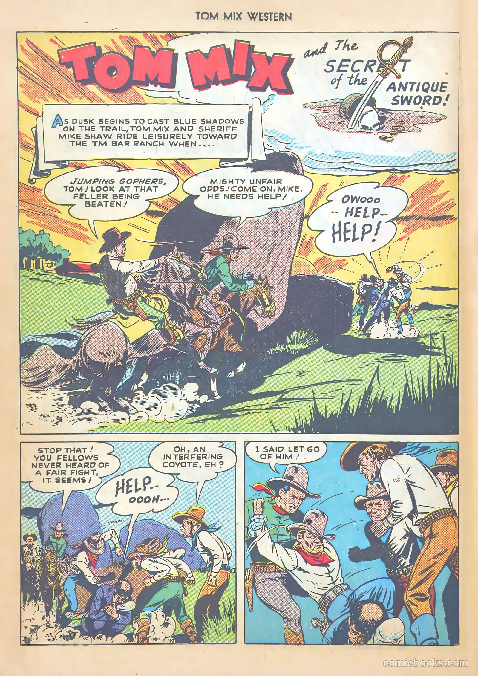 Tom Mix Western #12 (1948) — page 42 of 52