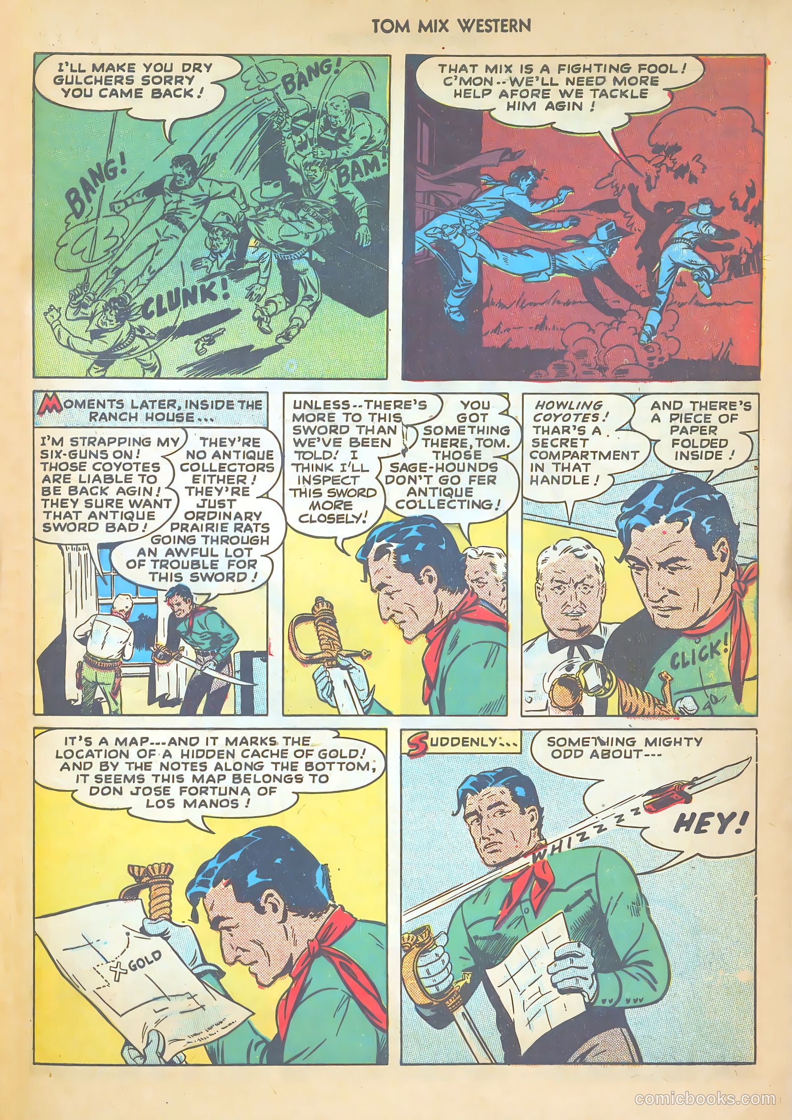 Tom Mix Western #12 (1948) — page 45 of 52