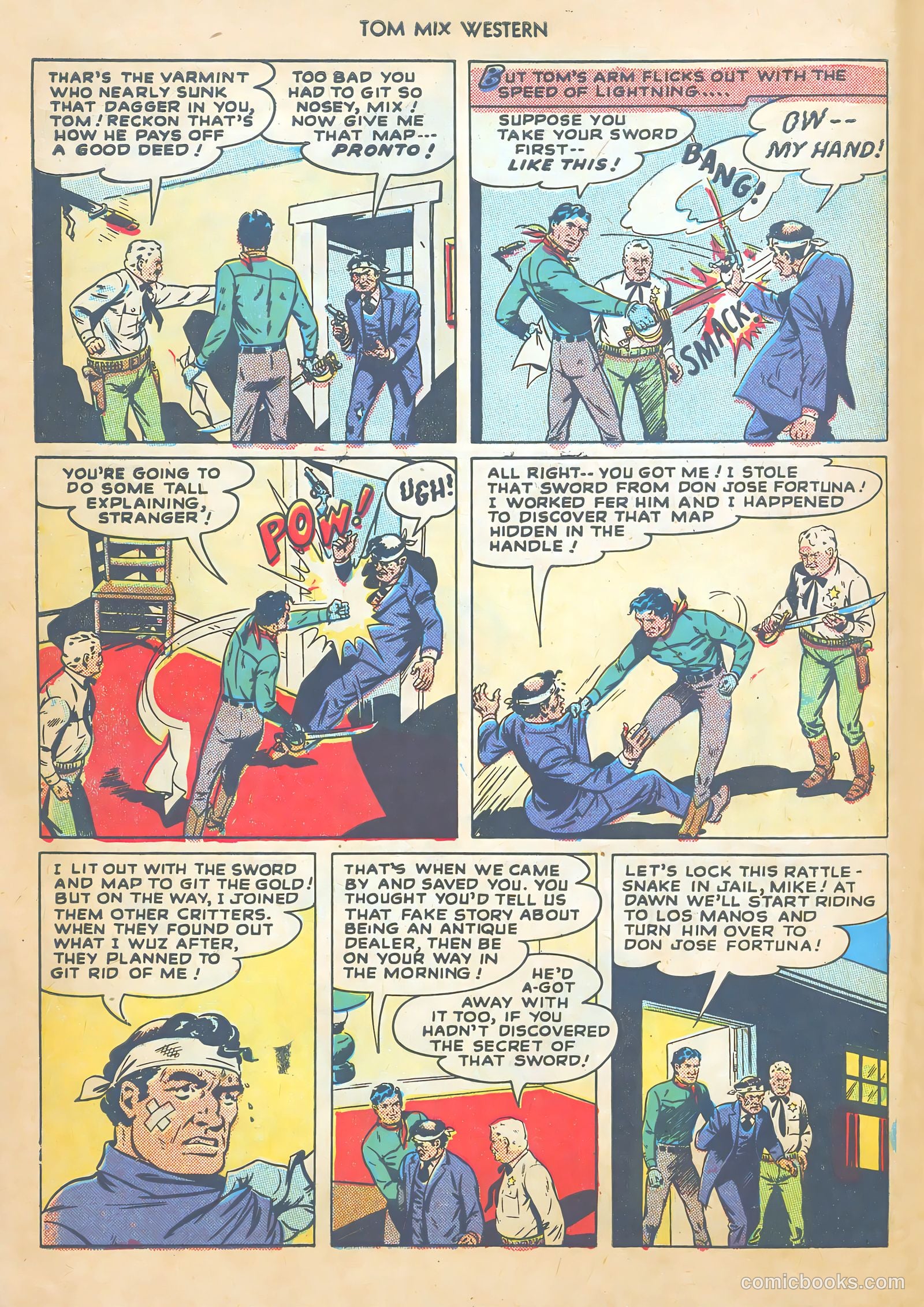 Tom Mix Western #12 (1948) — page 46 of 52