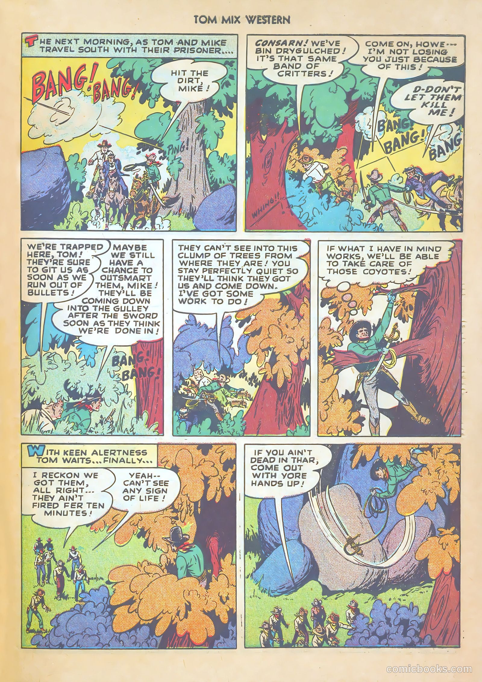 Tom Mix Western #12 (1948) — page 47 of 52