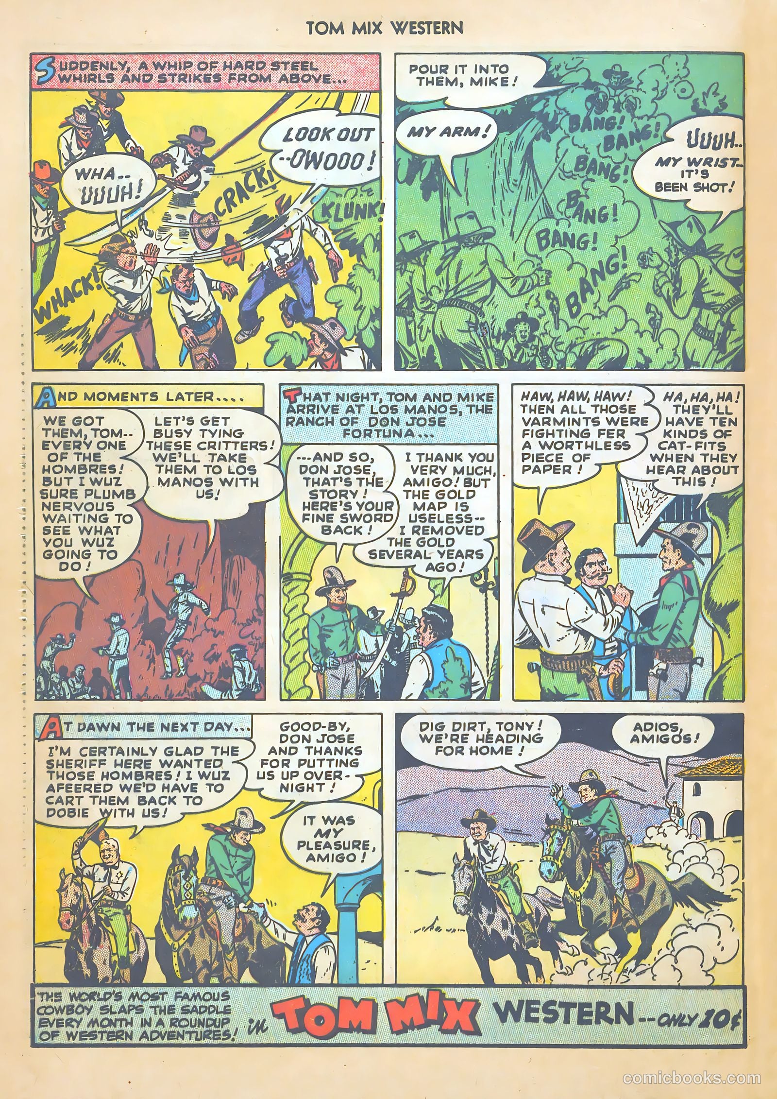 Tom Mix Western #12 (1948) — page 48 of 52