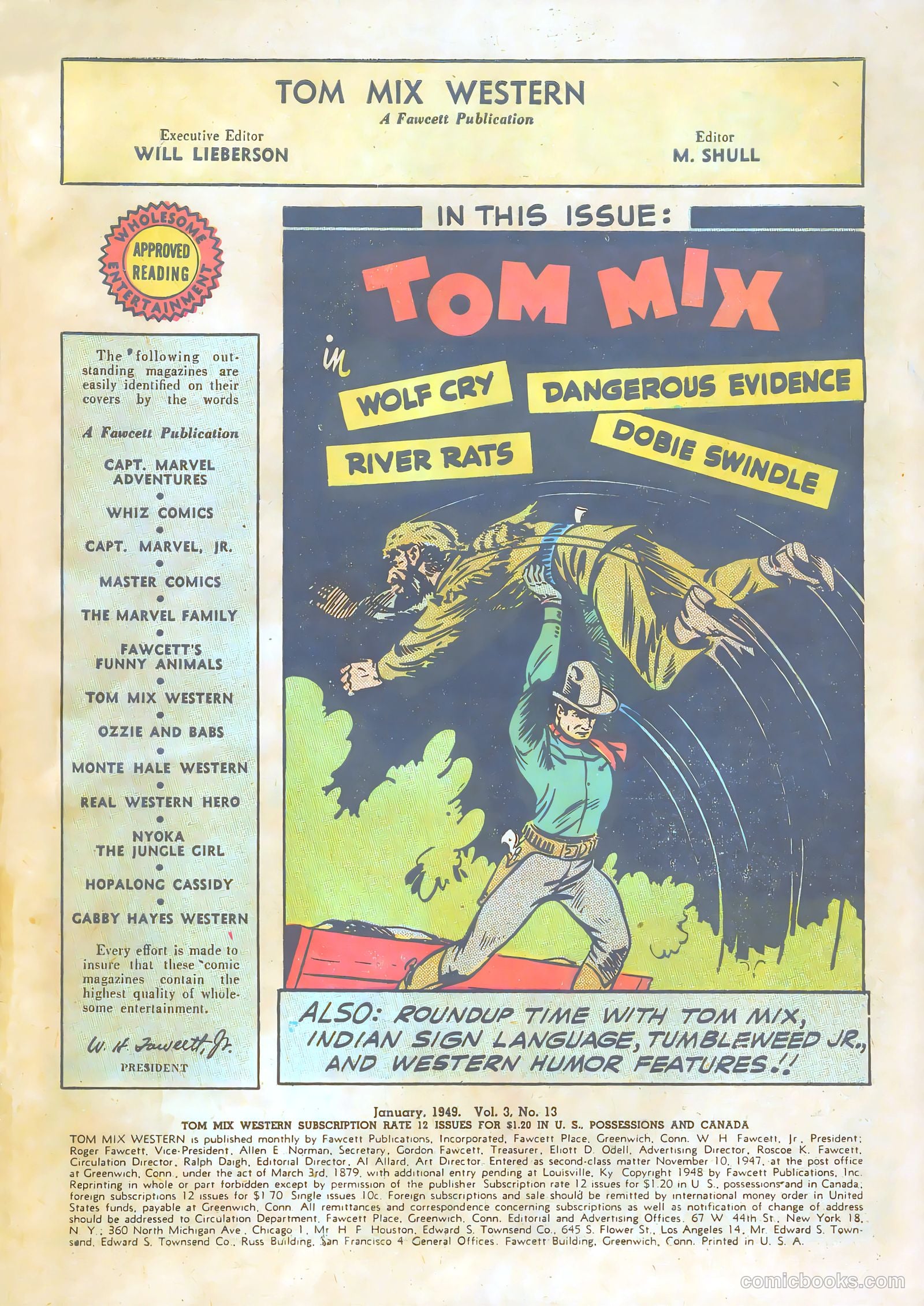 Tom Mix Western #13 (1949) — page 3 of 52
