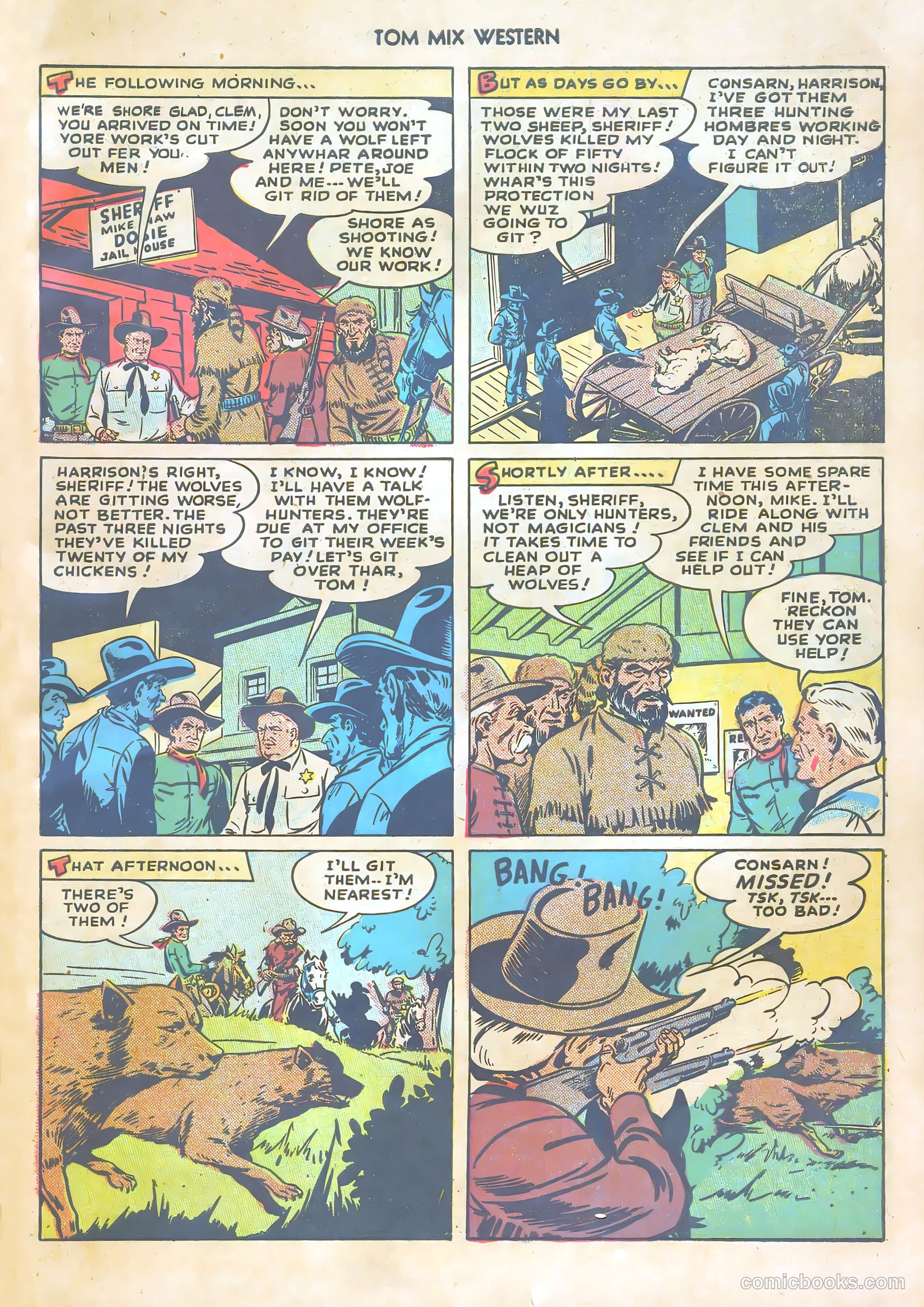 Tom Mix Western #13 (1949) — page 7 of 52