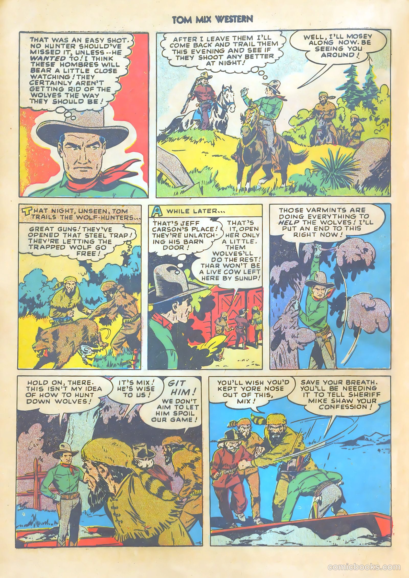 Tom Mix Western #13 (1949) — page 8 of 52
