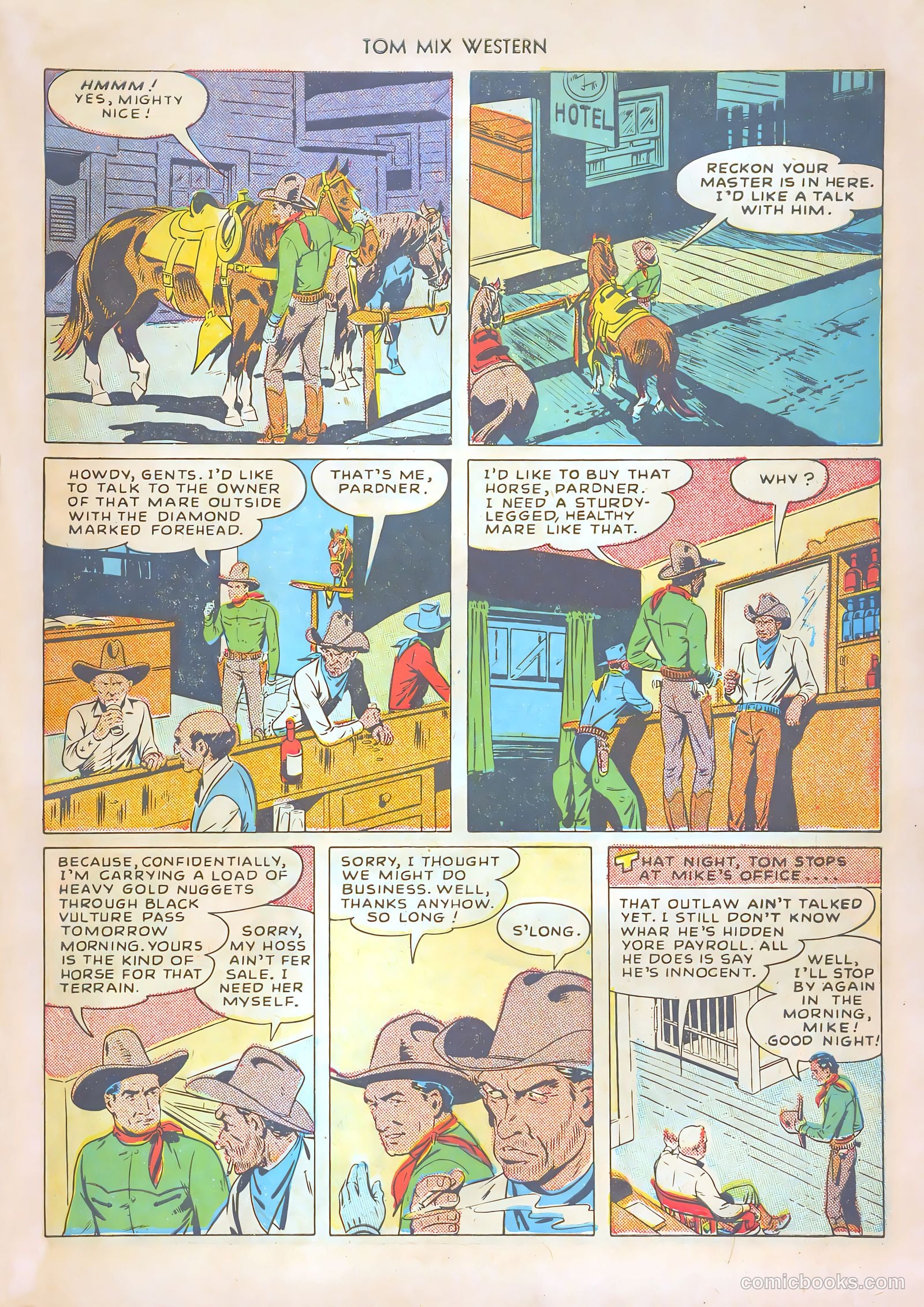 Tom Mix Western #13 (1949) — page 19 of 52
