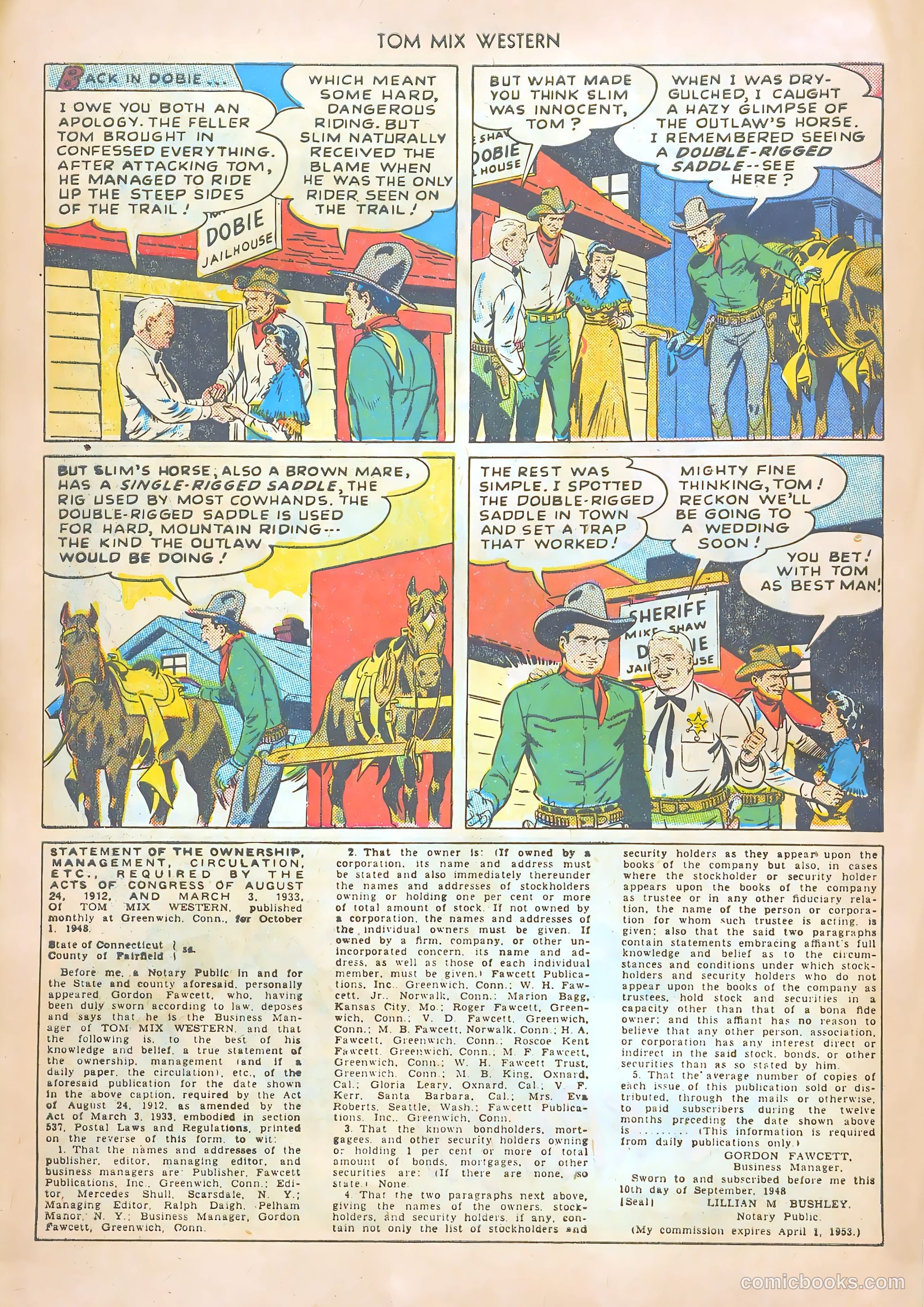 Tom Mix Western #13 (1949) — page 22 of 52