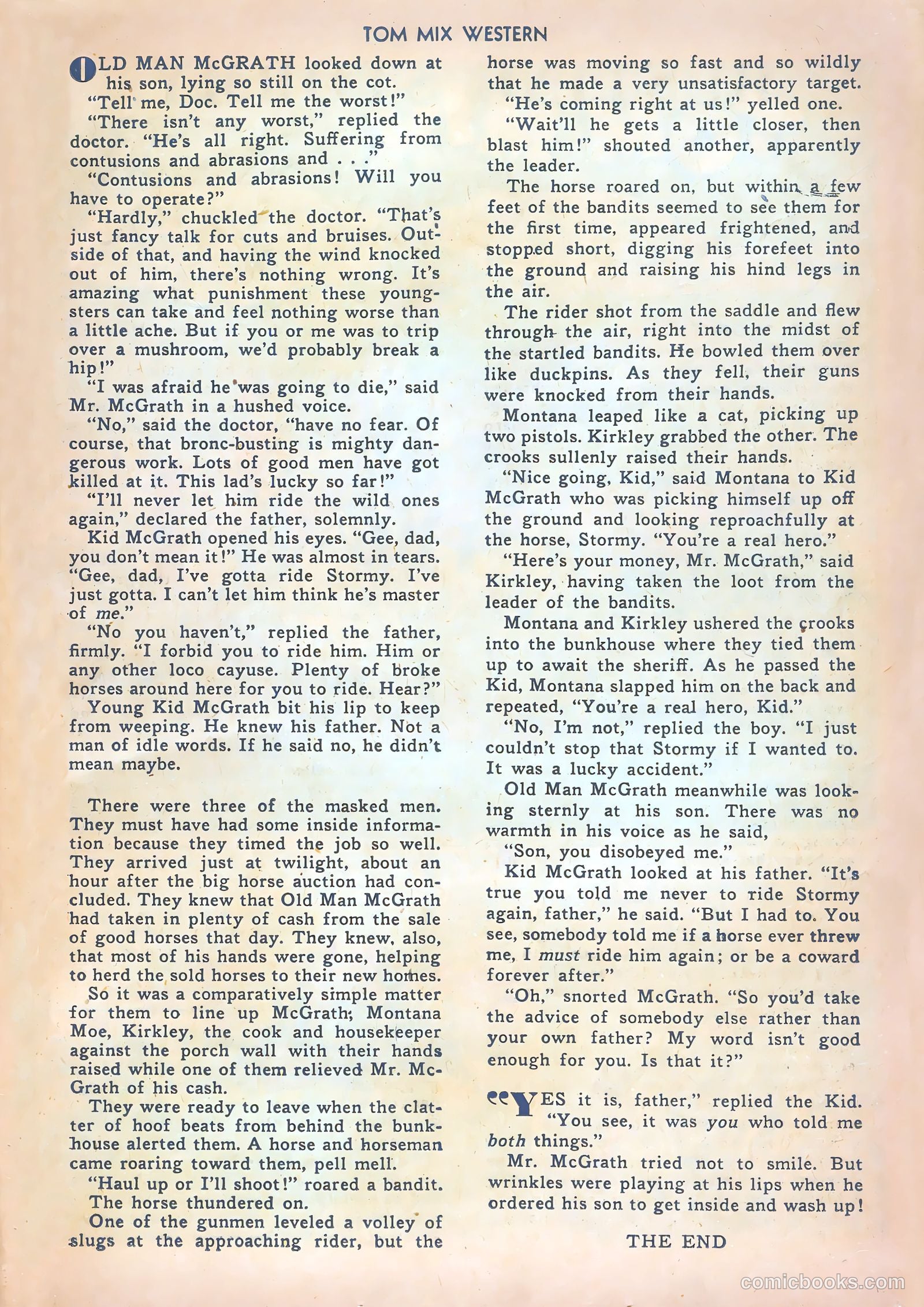Tom Mix Western #13 (1949) — page 25 of 52