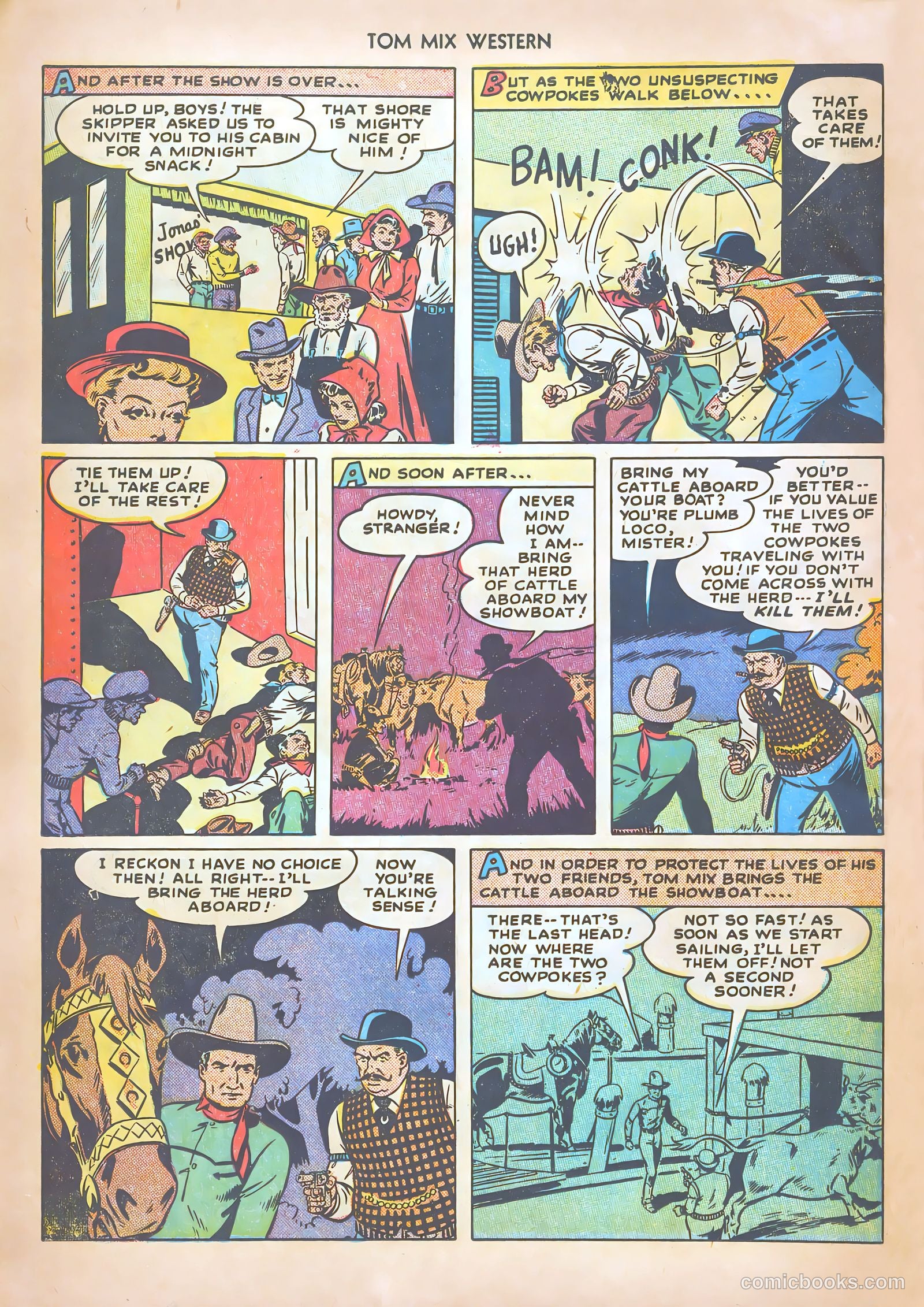 Tom Mix Western #13 (1949) — page 28 of 52