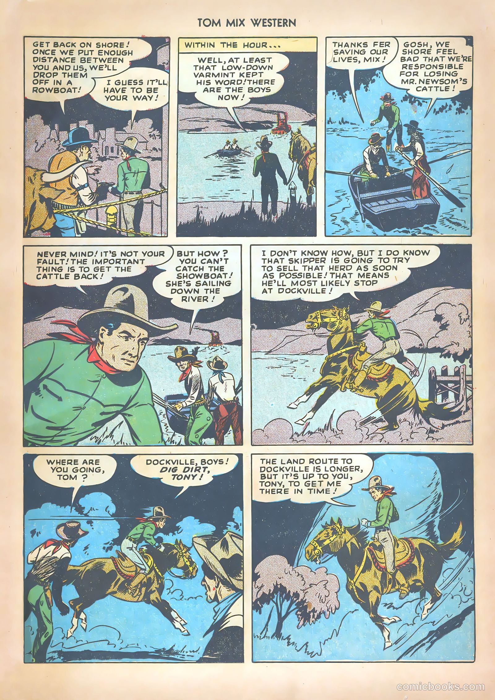 Tom Mix Western #13 (1949) — page 29 of 52