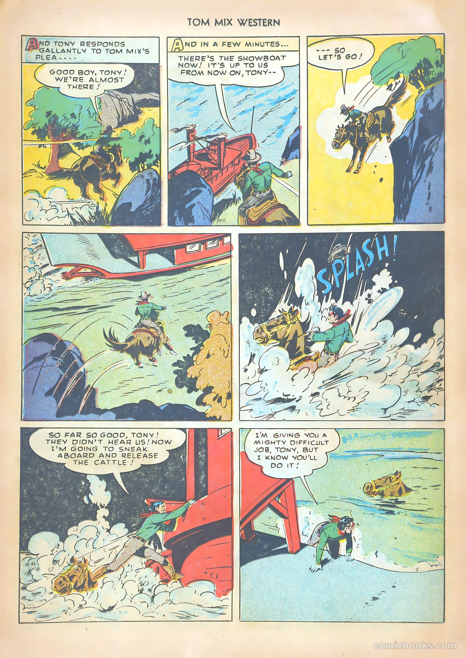 Tom Mix Western #13 (1949) — page 30 of 52