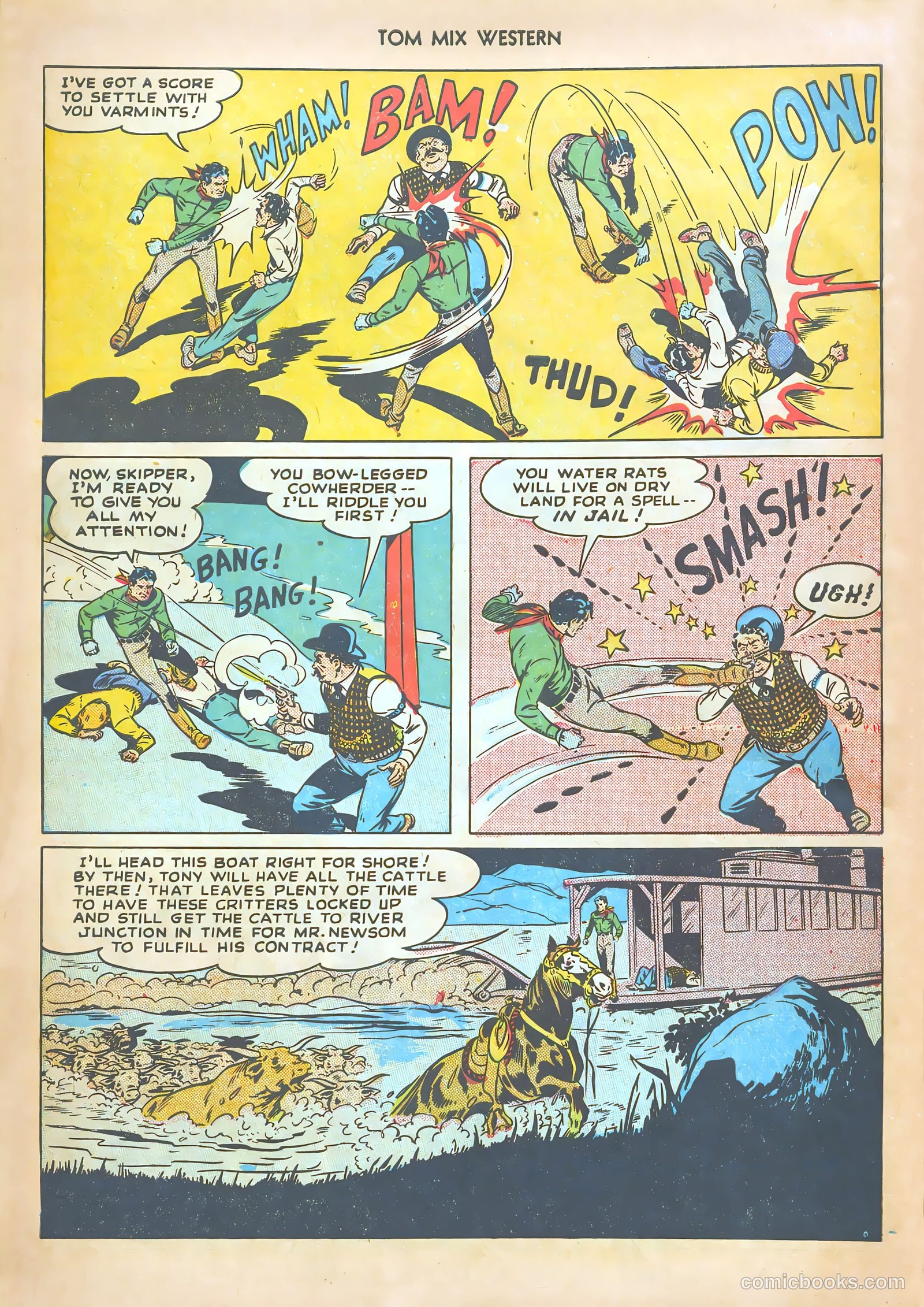Tom Mix Western #13 (1949) — page 32 of 52