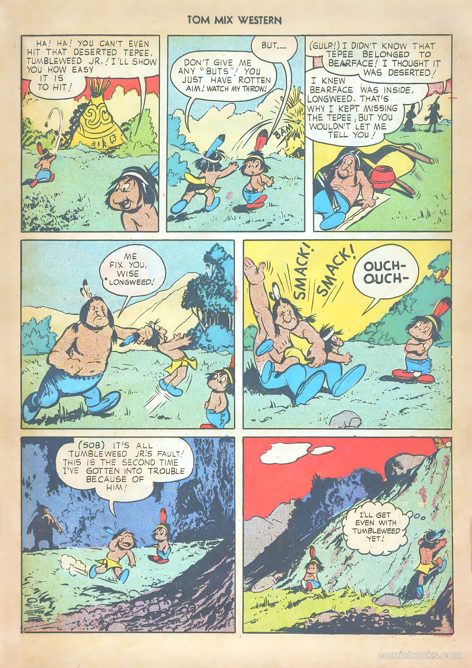 Tom Mix Western #13 (1949) — page 35 of 52