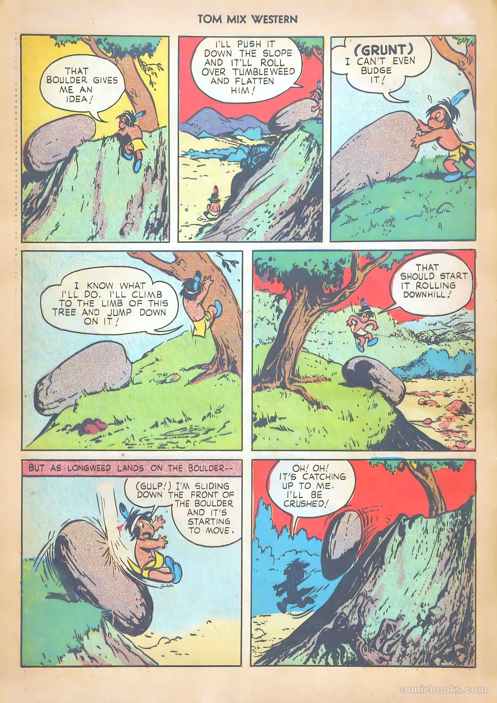 Tom Mix Western #13 (1949) — page 36 of 52