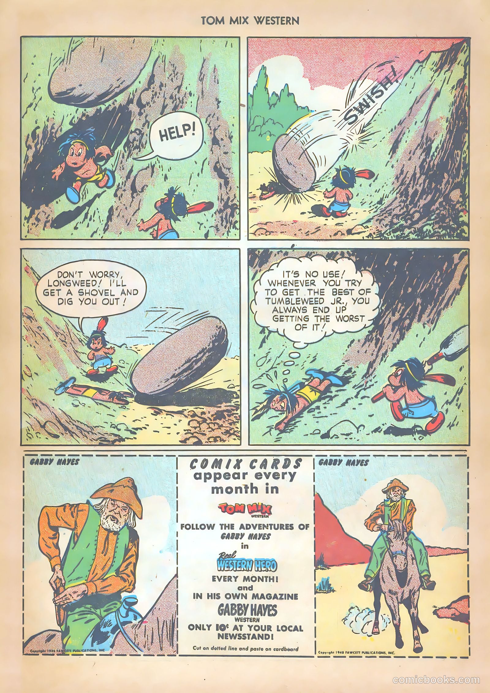 Tom Mix Western #13 (1949) — page 37 of 52