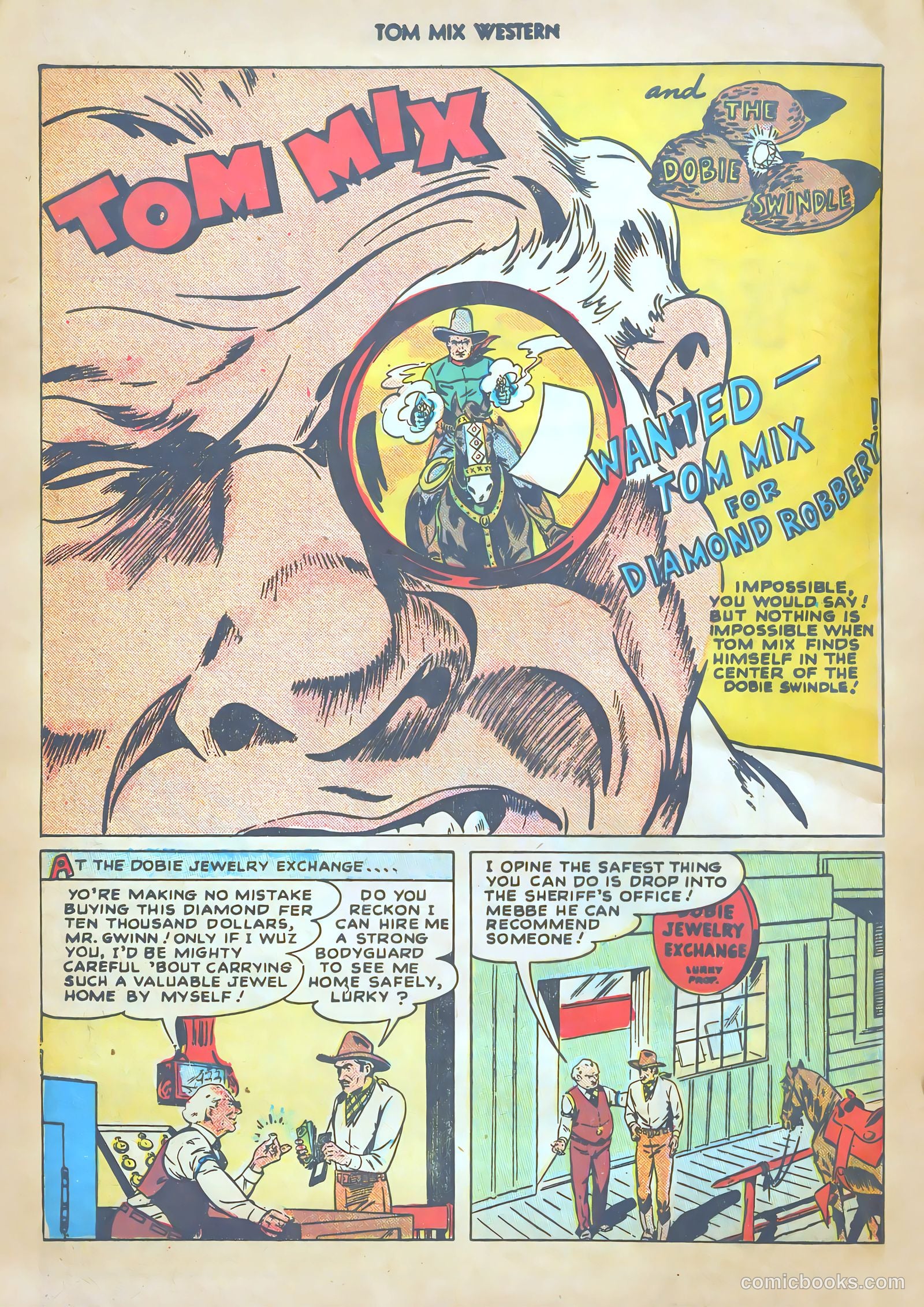 Tom Mix Western #13 (1949) — page 40 of 52