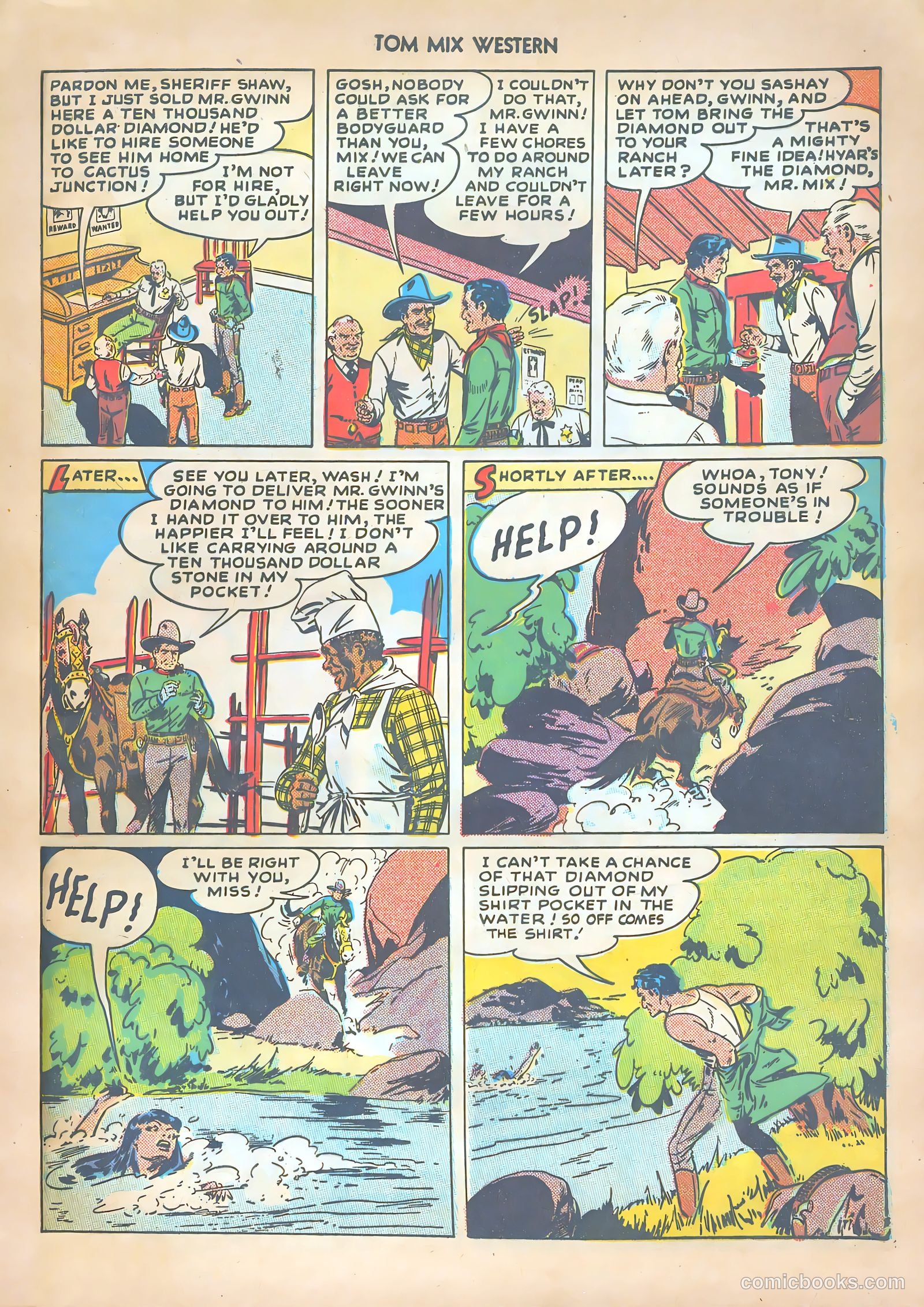 Tom Mix Western #13 (1949) — page 41 of 52