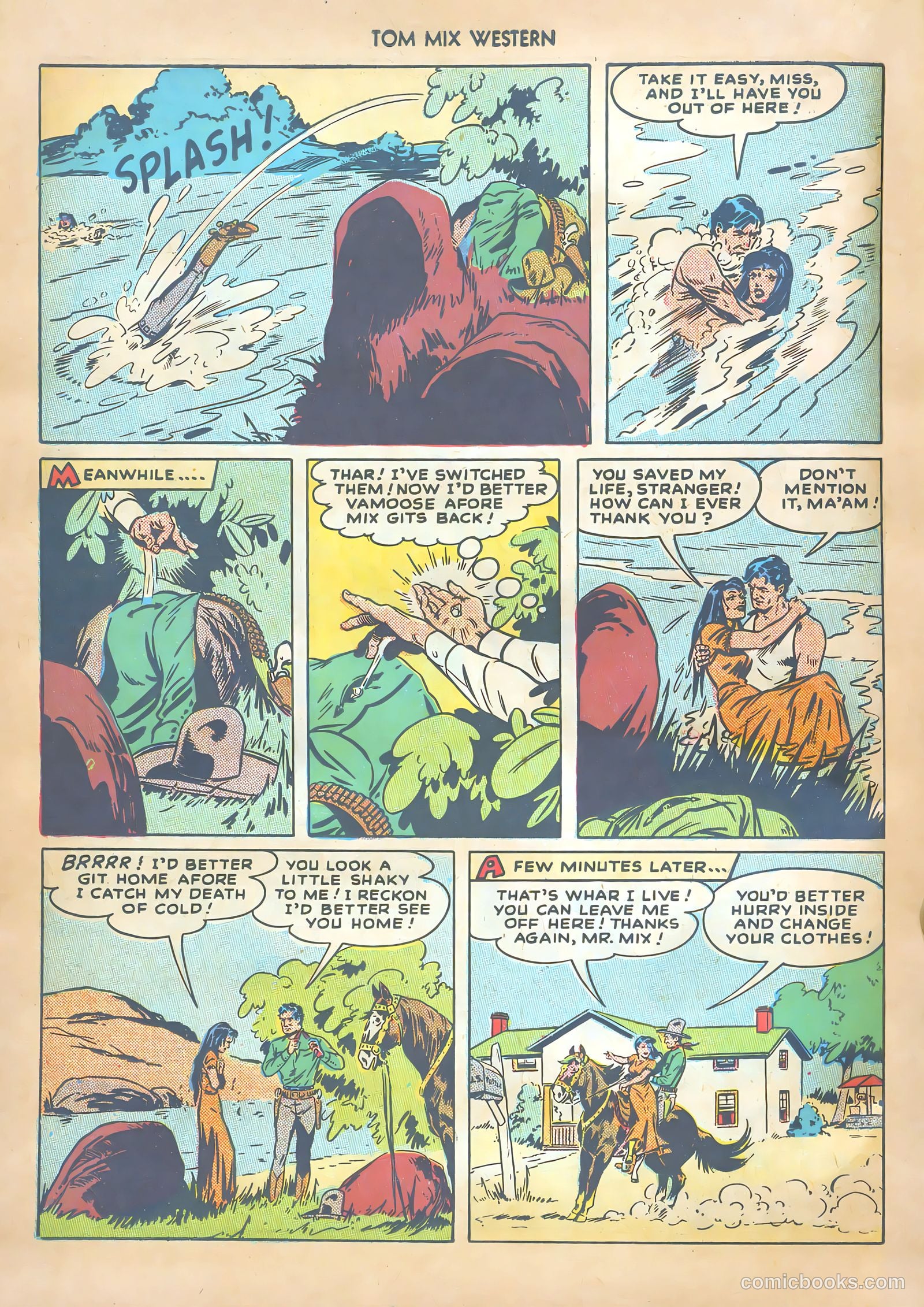 Tom Mix Western #13 (1949) — page 42 of 52