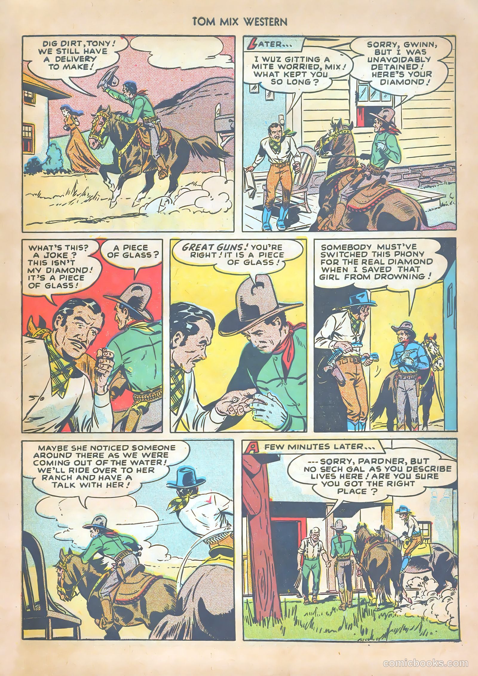 Tom Mix Western #13 (1949) — page 43 of 52