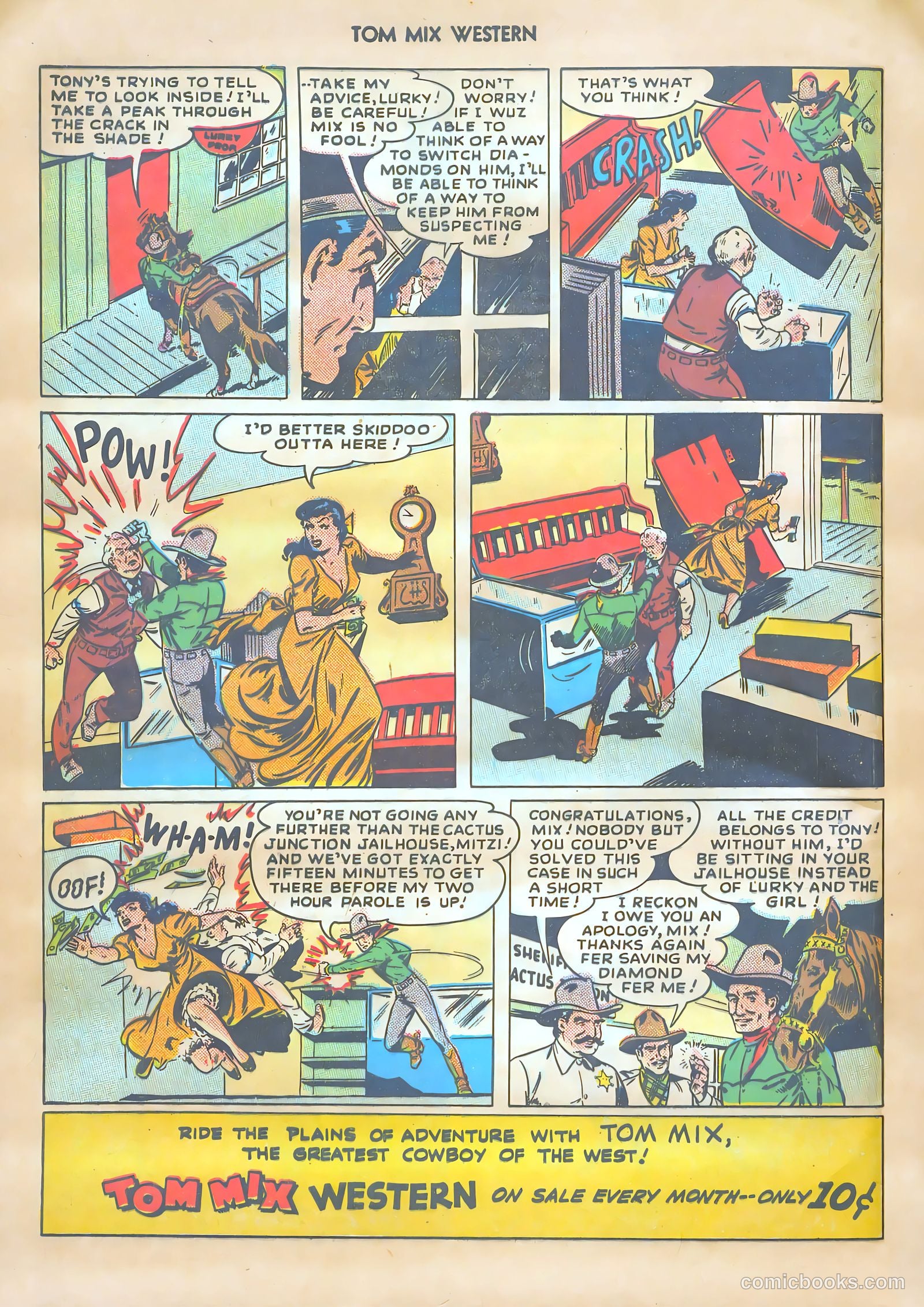 Tom Mix Western #13 (1949) — page 48 of 52