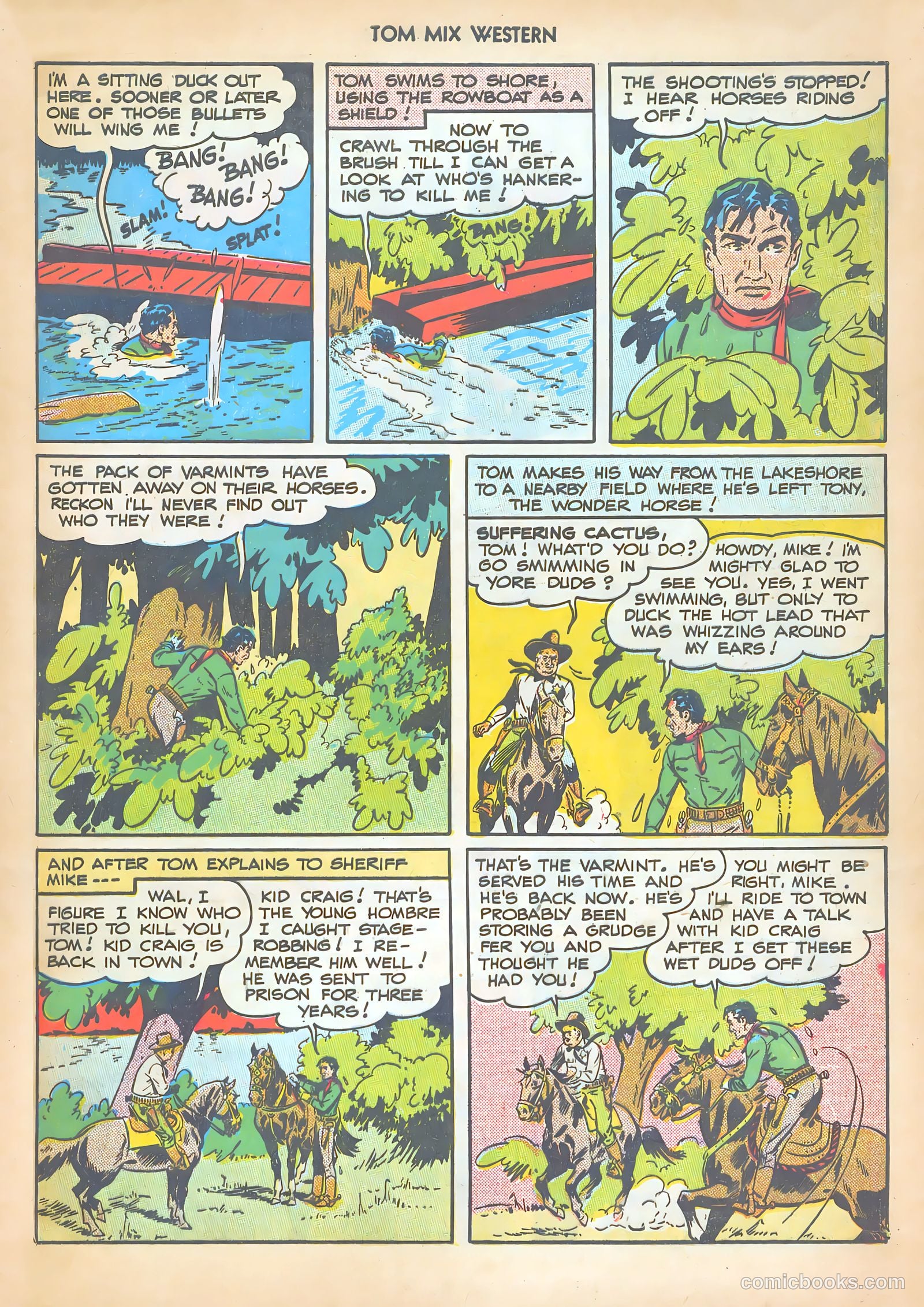 Tom Mix Western #14 (1949) — page 5 of 52