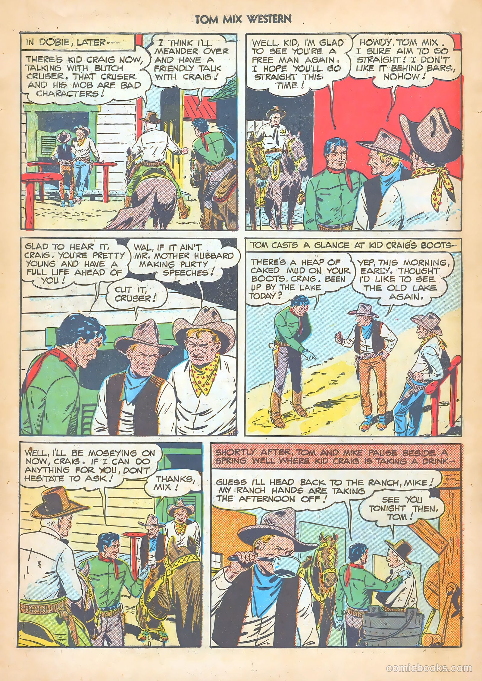 Tom Mix Western #14 (1949) — page 6 of 52