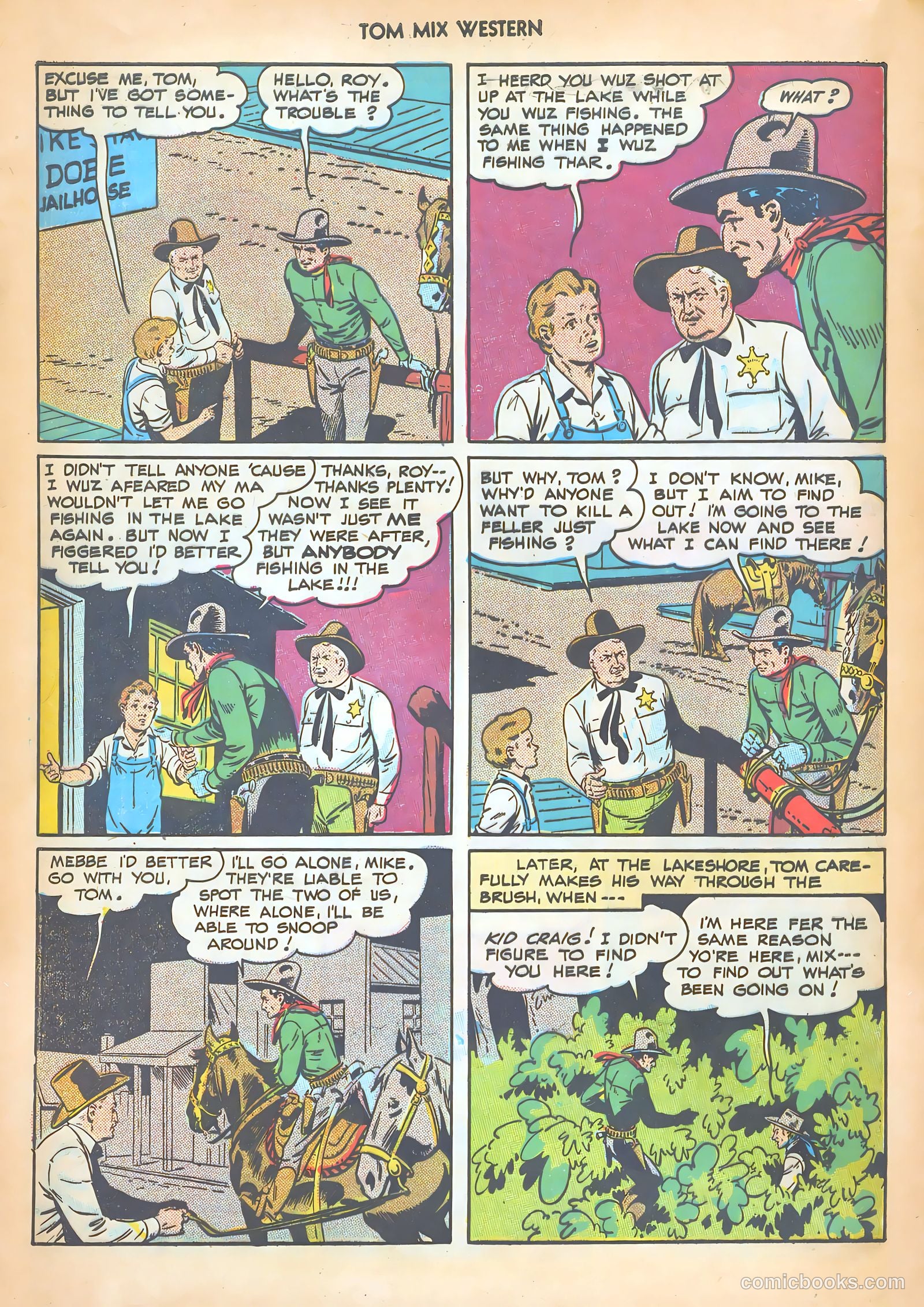 Tom Mix Western #14 (1949) — page 8 of 52