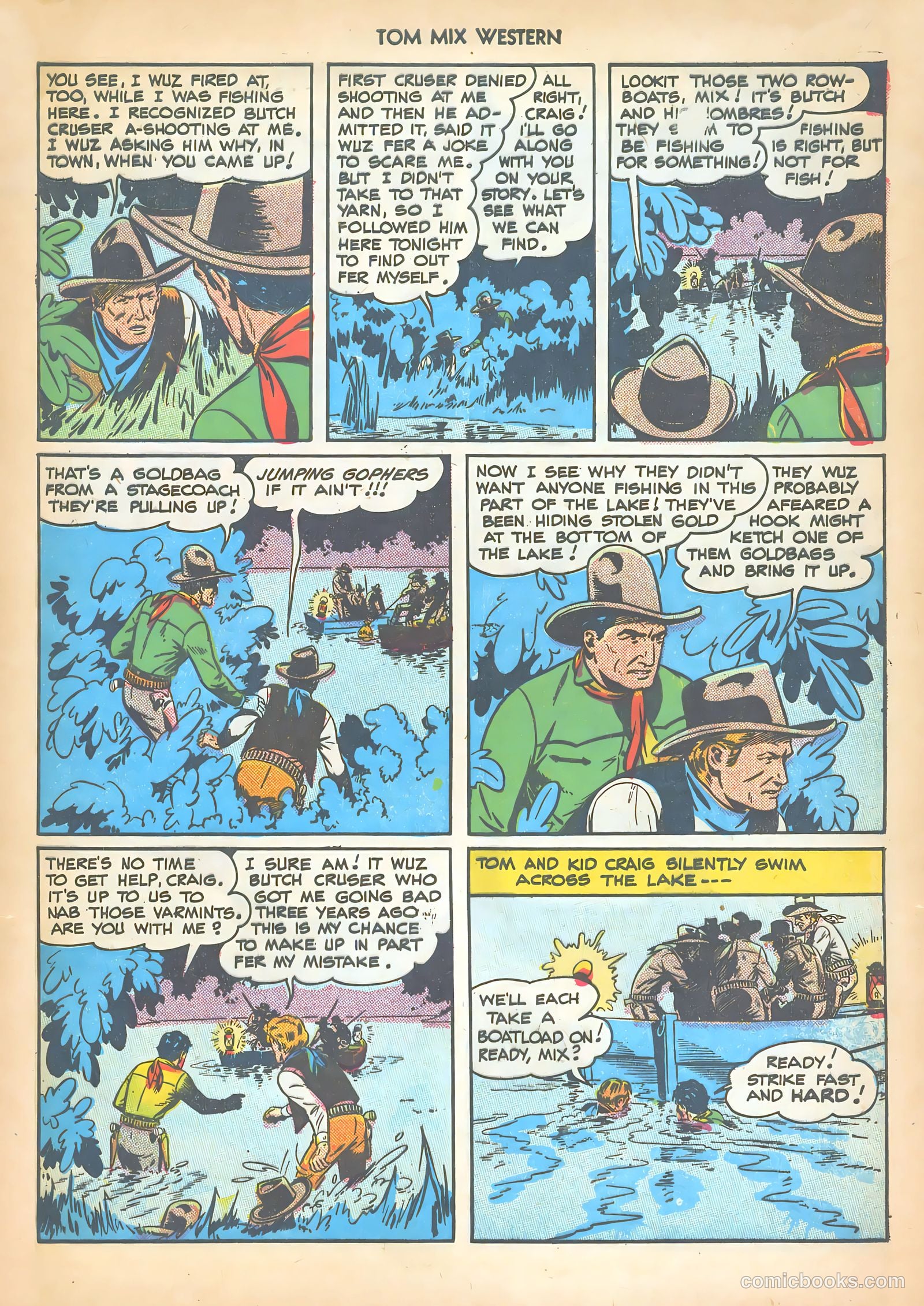 Tom Mix Western #14 (1949) — page 9 of 52