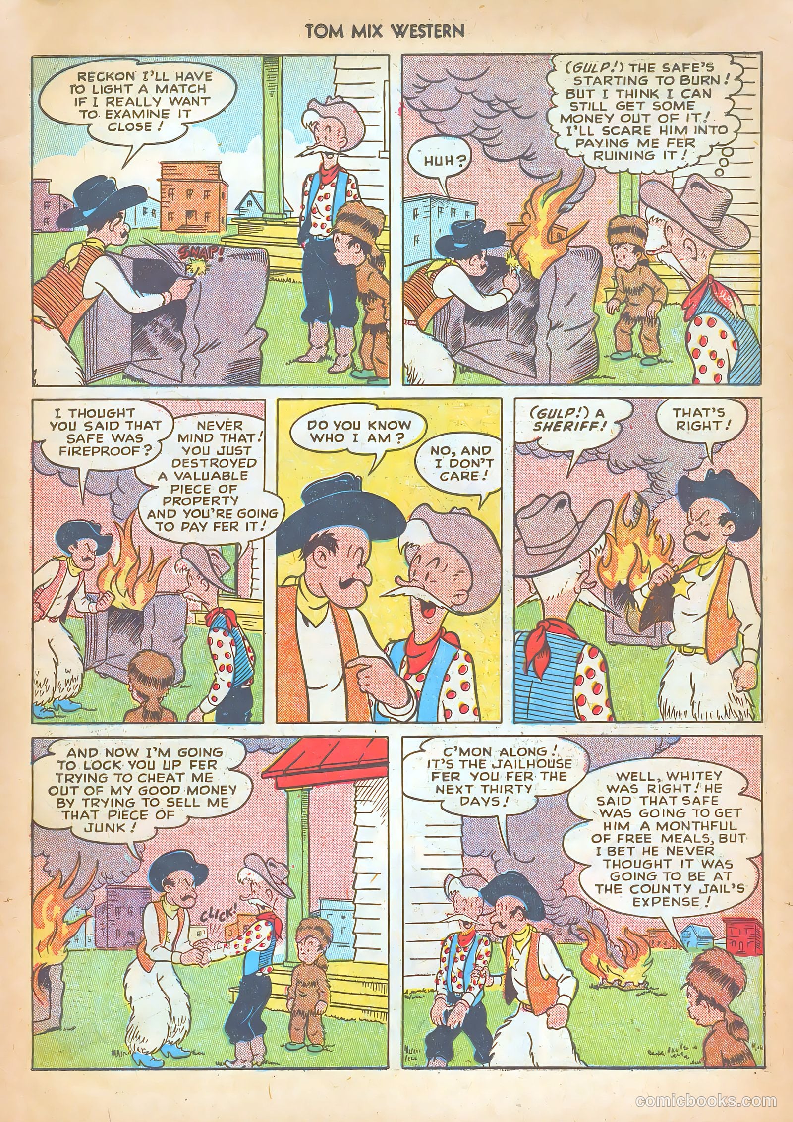 Tom Mix Western #14 (1949) — page 15 of 52