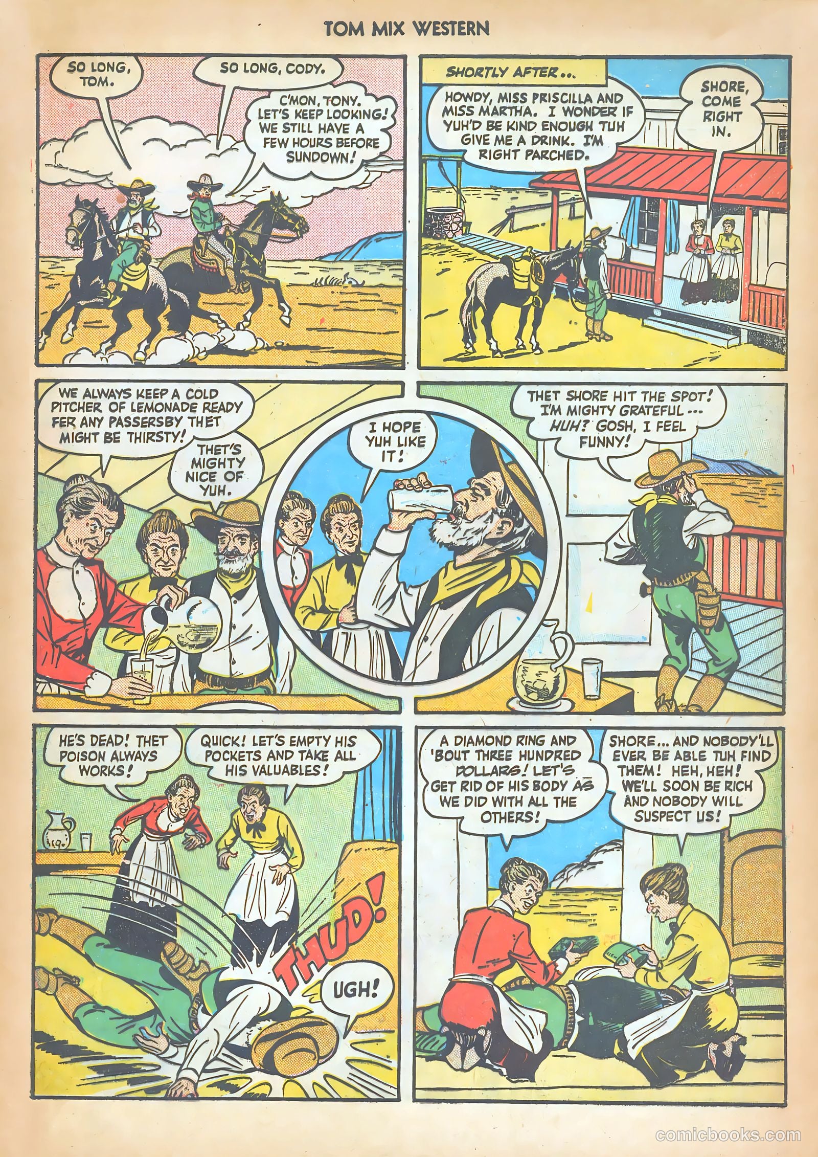 Tom Mix Western #14 (1949) — page 17 of 52
