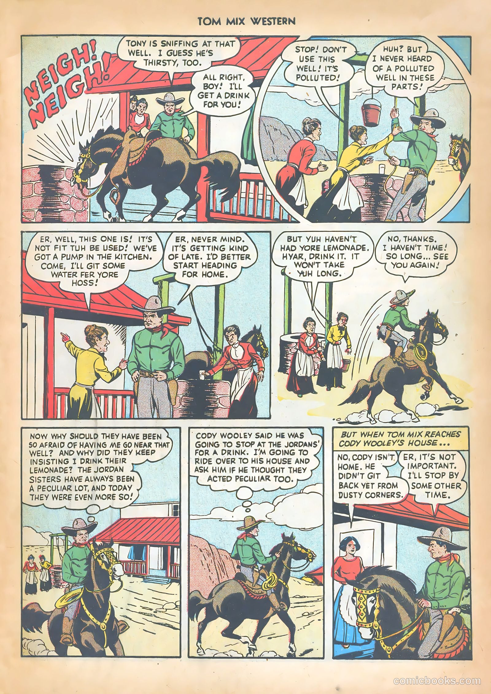 Tom Mix Western #14 (1949) — page 19 of 52