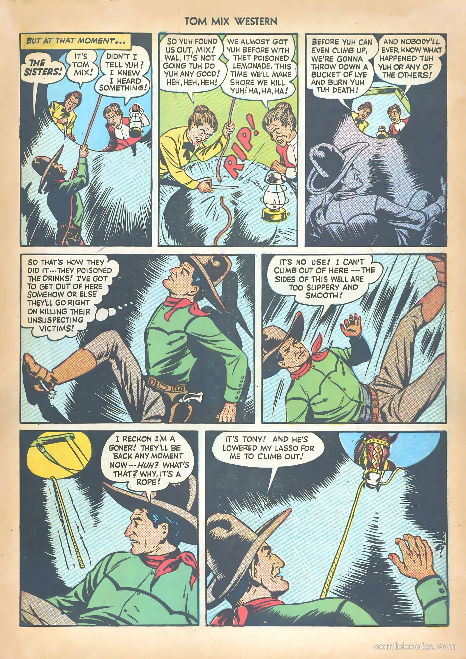 Tom Mix Western #14 (1949) — page 21 of 52