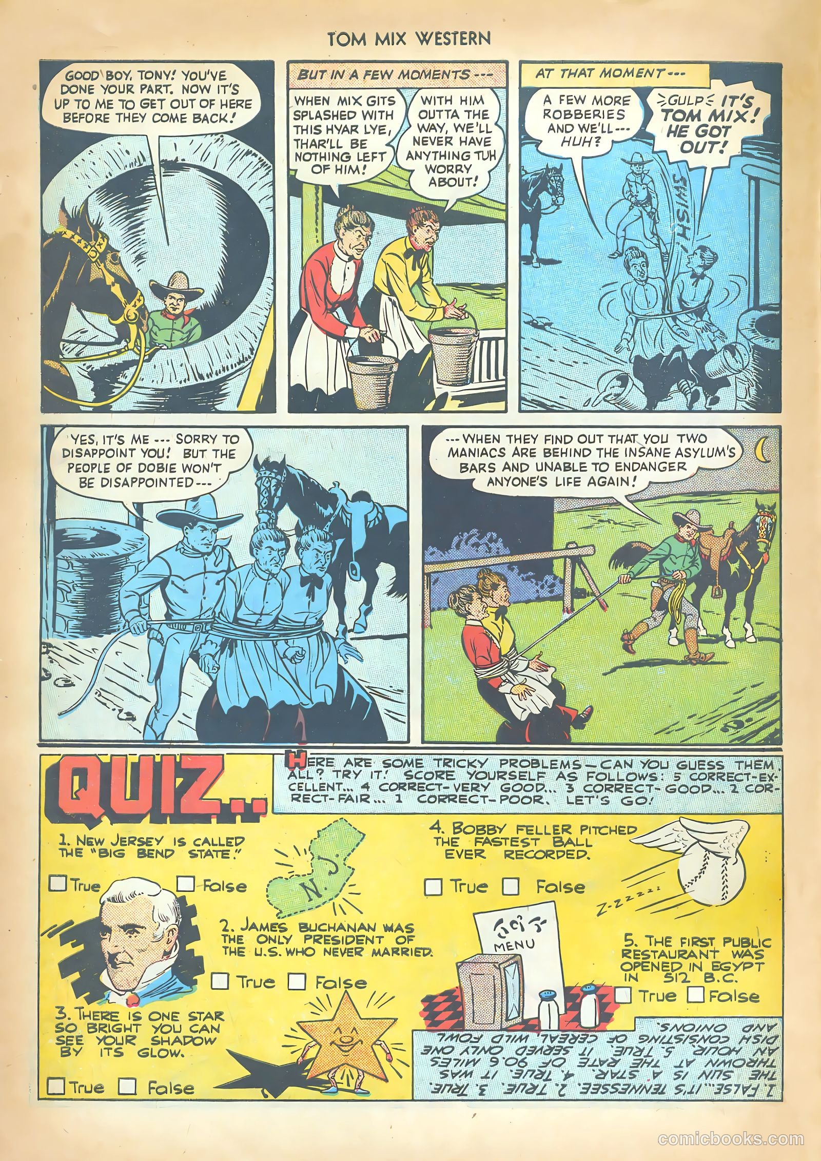 Tom Mix Western #14 (1949) — page 22 of 52